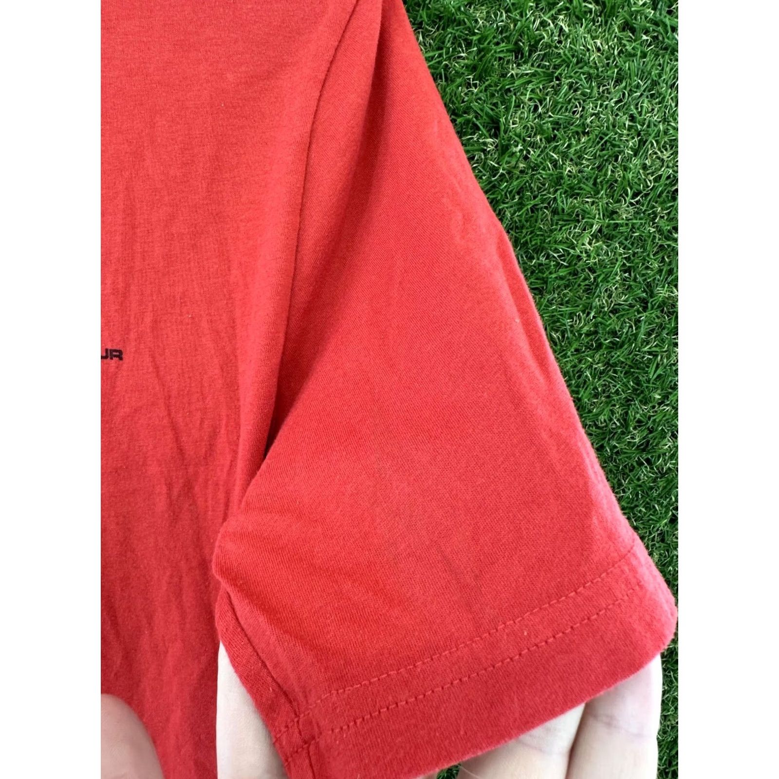 Under Armour UNDER ARMOUR HEATGEAR Shirt M Medium Red Solid Logo Short Sleeve Jersey 2021 CrossFit Men Tee Size US M / EU 48-50 / 2 - 7 Thumbnail