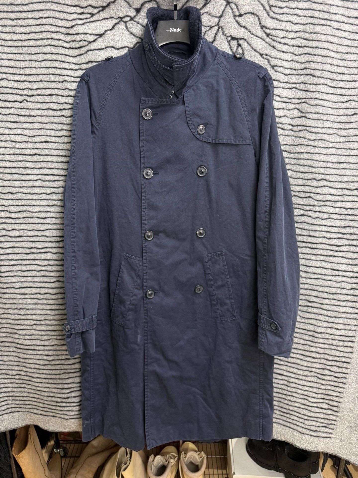 Maison Margiela Maison Margiela Double-Breasted Trench Coat Size US S / EU 44-46 / 1 - 1 Thumbnail