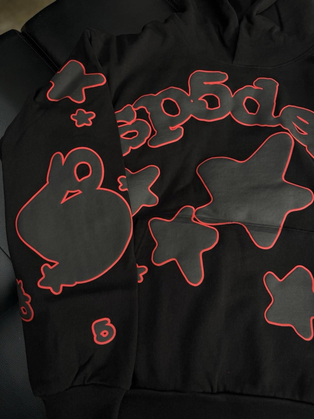 Sp5der Sp5der Worldwide Black Red Hoodie Size Large (NEW) Size US L / EU 52-54 / 3 - 3 Thumbnail
