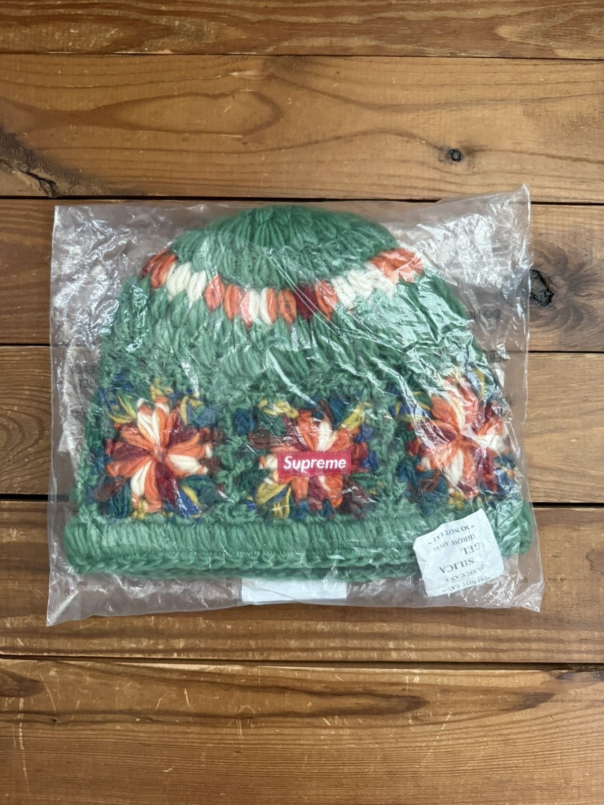 Supreme Supreme Green Crochet Beanie SS25 Size ONE SIZE - 2 Thumbnail