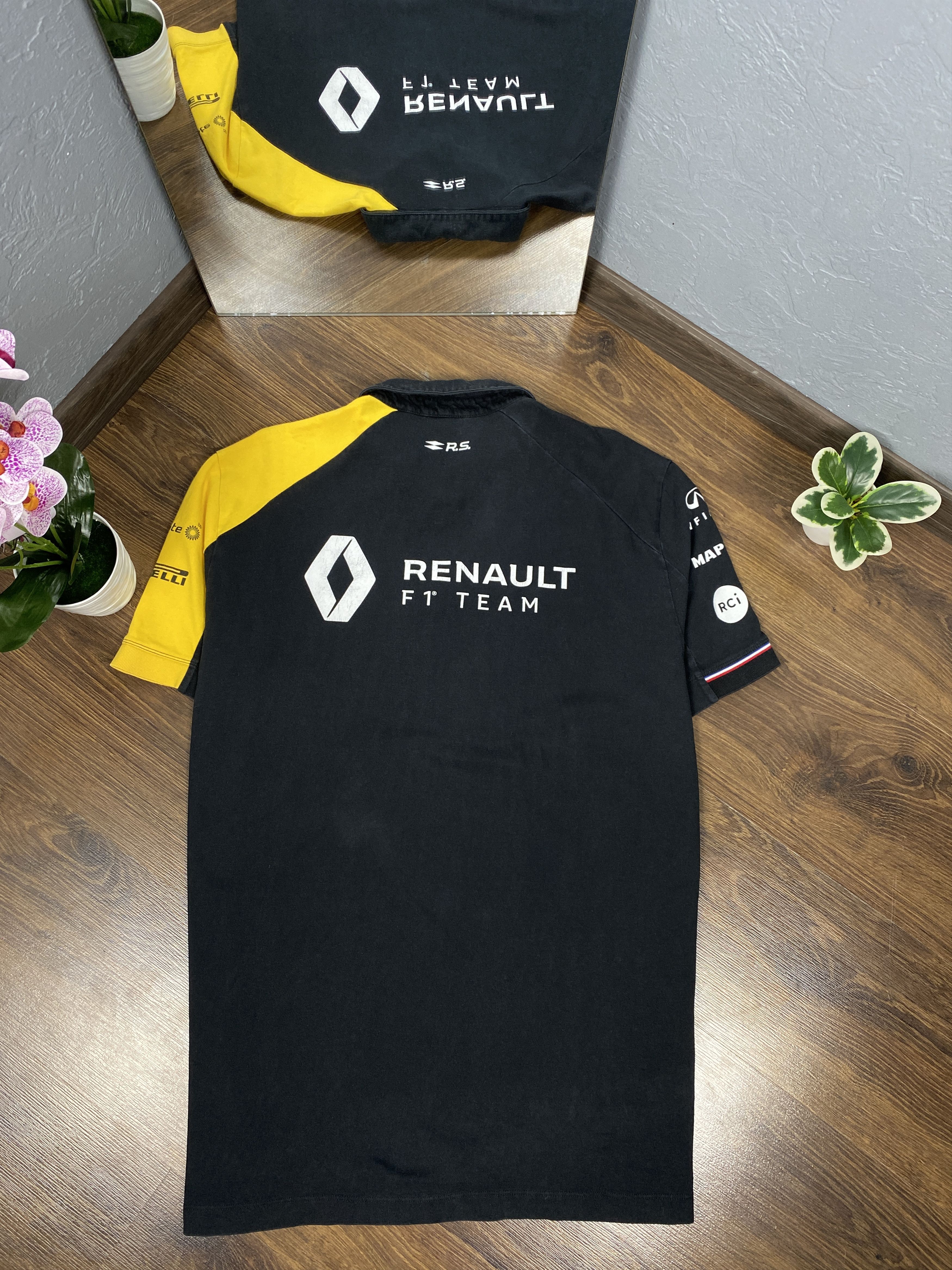 Le Coq Sportif × Vintage Le Coq Sportif Infinity Renault F1 Team vintage polo shirt Size US XXL / EU 58 / 5 - 8 Thumbnail