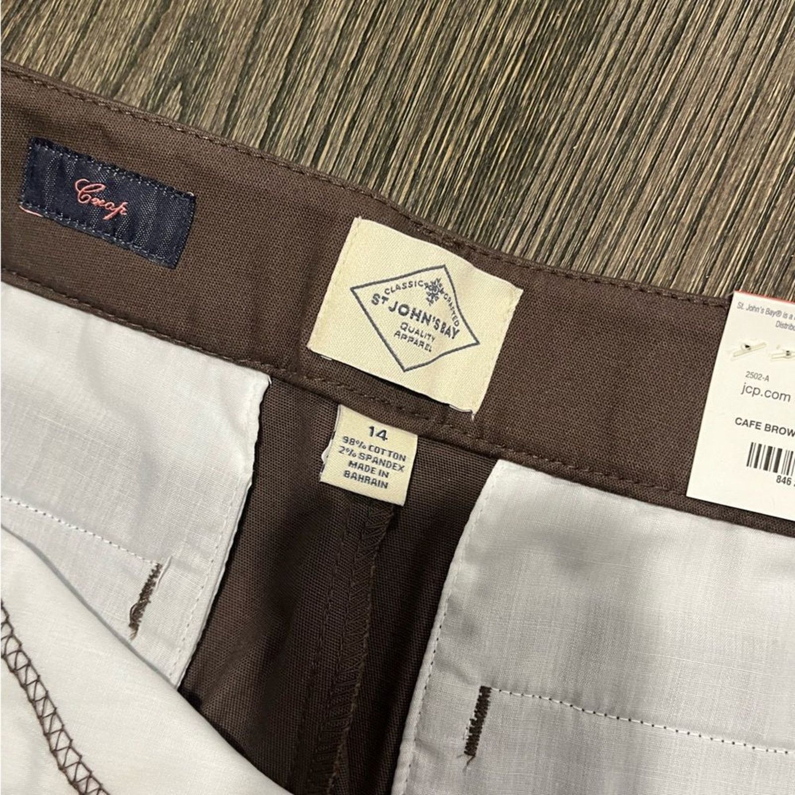 Vintage NWT St. John's Bay Capri Pants Wide Leg Flat Front Size 14 Size 36" / US 14 / IT 50 - 7 Thumbnail