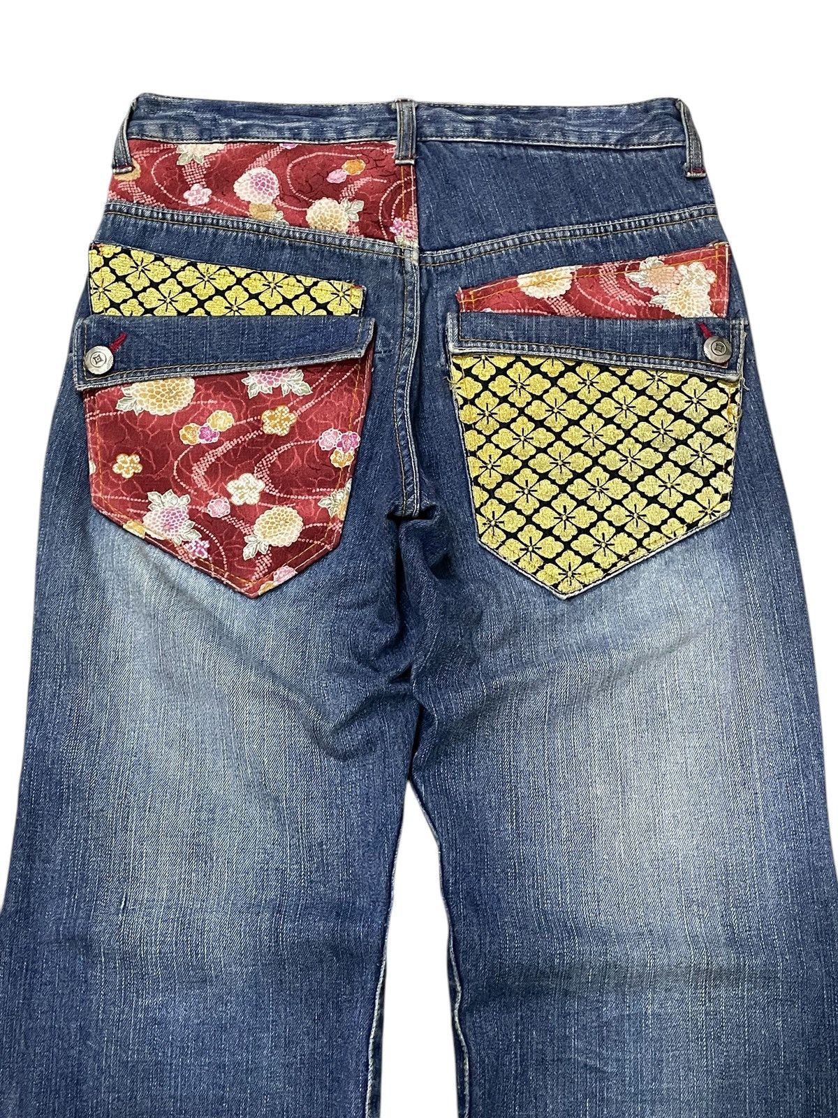 Japanese Brand × PPFM × Red Monkey Gumu Japan Multi Pocket Japanese Crafted Art Baggy Jeans Size US 30 / EU 46 - 15 Thumbnail