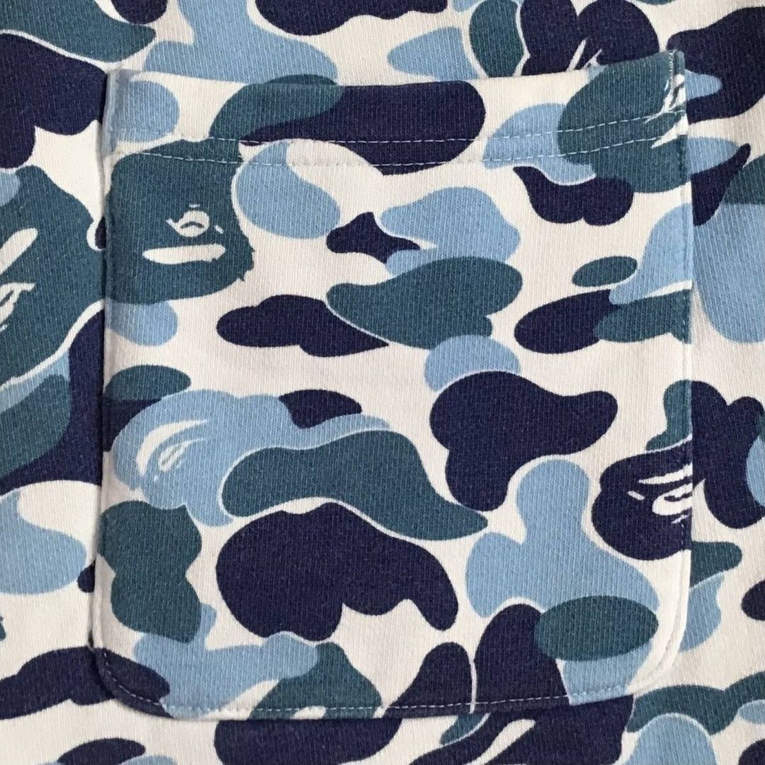 Bape BAPE Shark sweat shorts ABC camo blue a bathing ape ★size M Size US 32 / EU 48 - 6 Thumbnail
