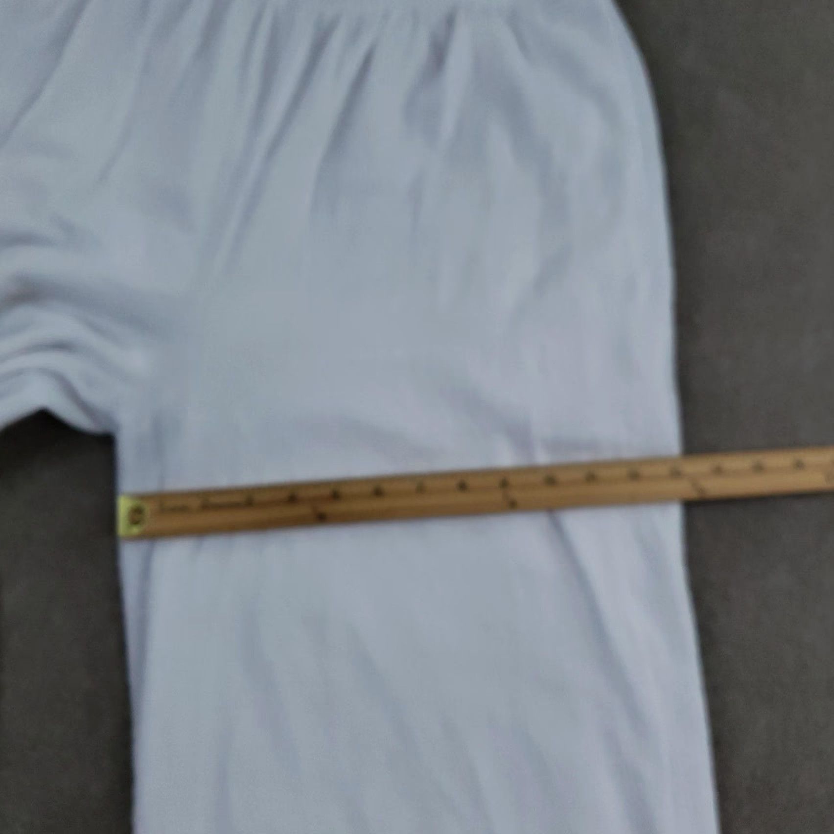 Vintage Michele B Pants Womens Large White Wide-Leg Lined Pull On Casual Cropped Size 36" / US 14 / IT 50 - 5 Thumbnail