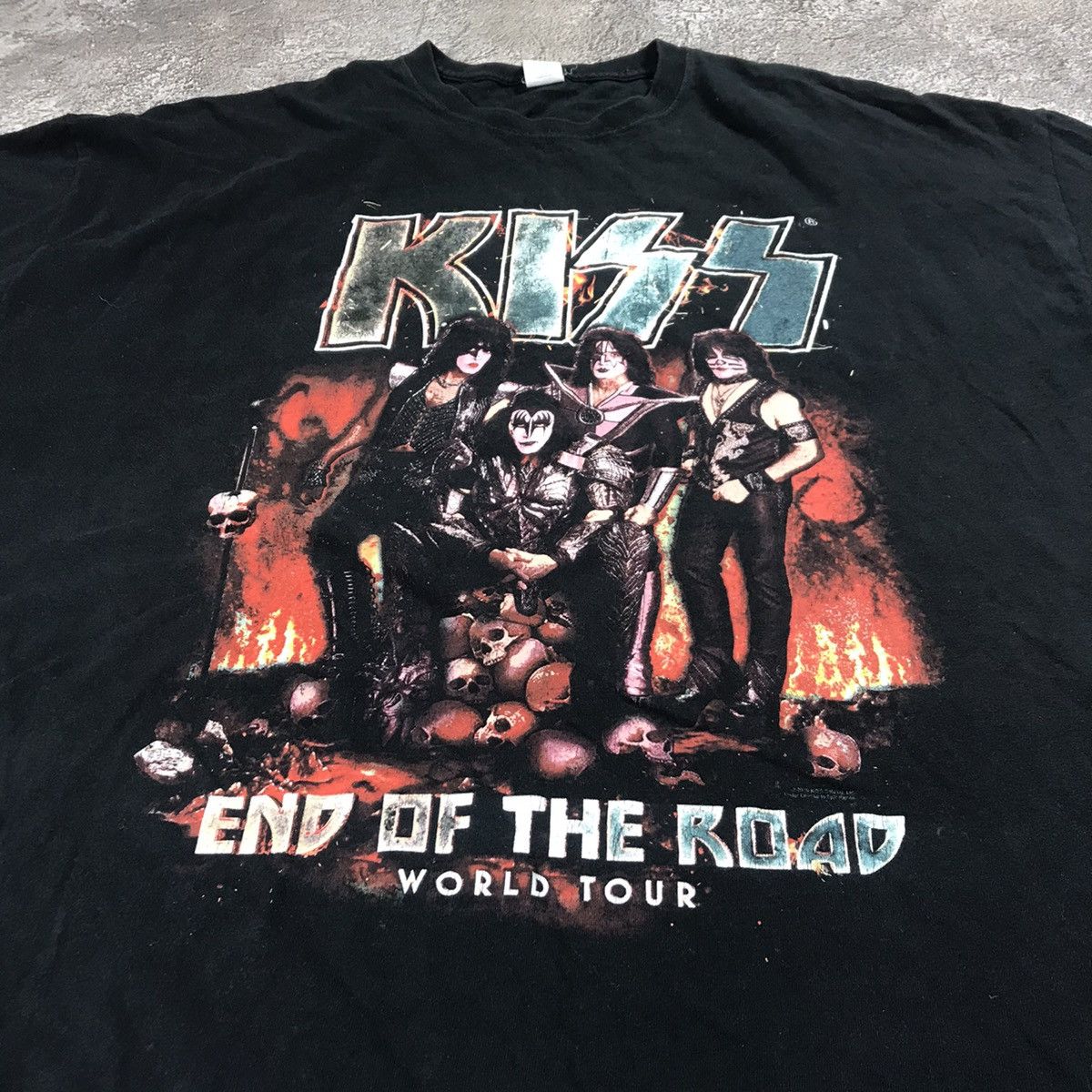 Vintage Vintage 90s Kiss Band Tee Graphic Punk Rock Grunge Slim XXL Size US XXL / EU 58 / 5 - 2 Thumbnail