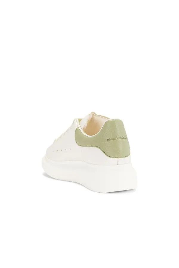 Alexander McQueen o1w1db10925 Oversized Sneaker in Off White/Green Size US 6 / IT 36 - 3 Thumbnail