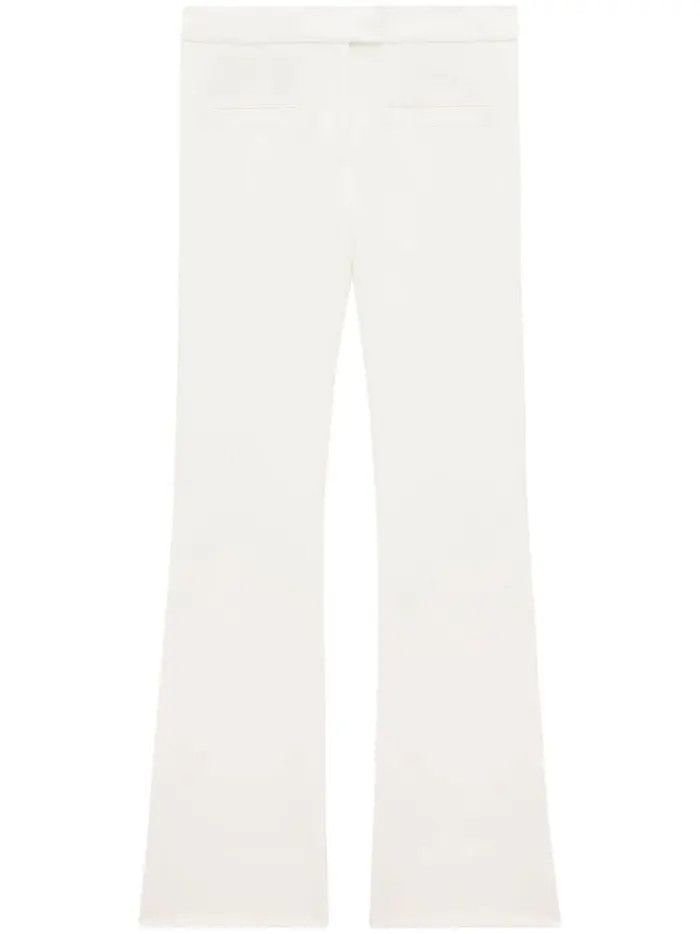 Courreges o1mle1224 Zip Side Pant in White Size 26" / US 2 / IT 38 - 1 Thumbnail