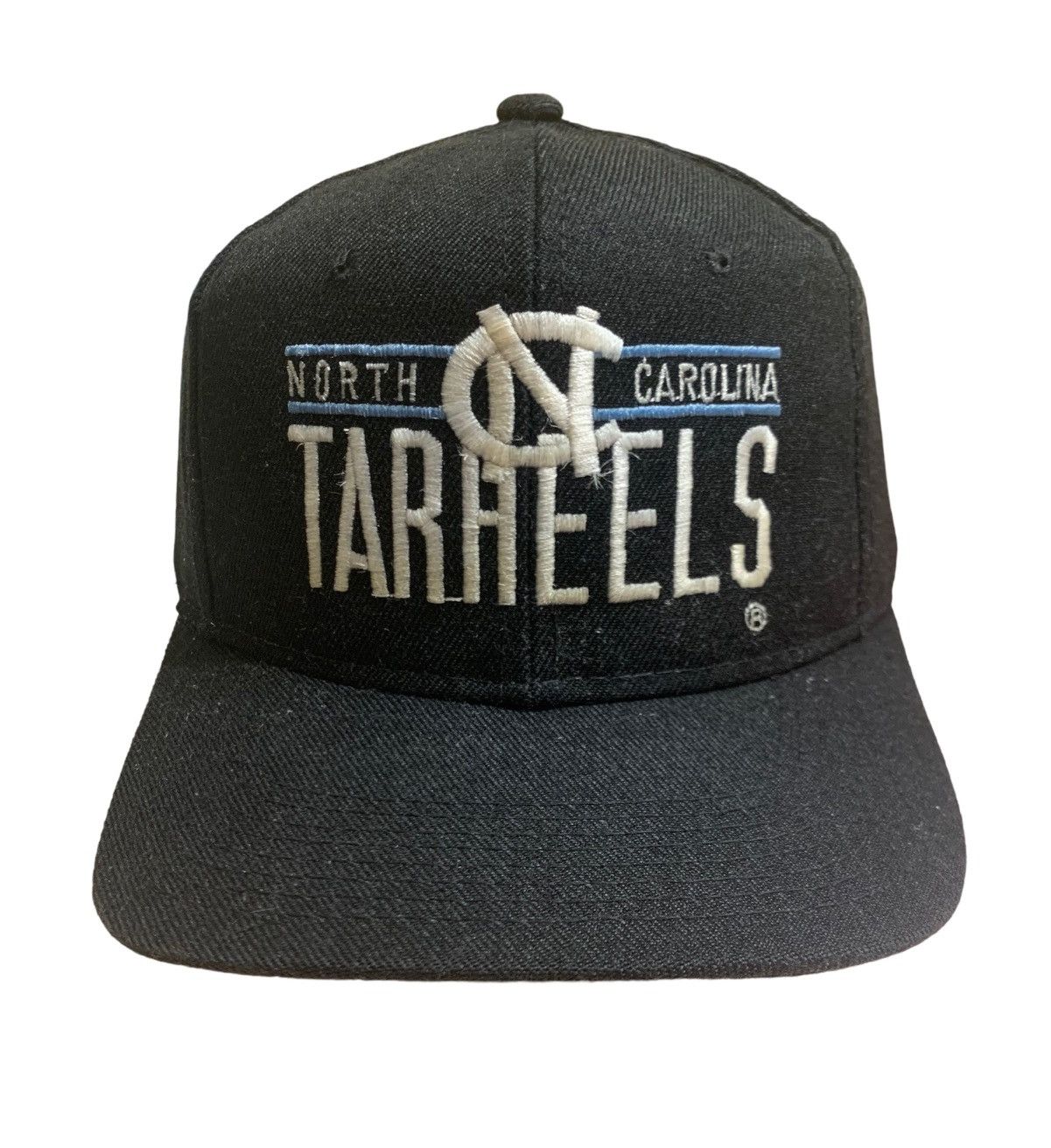 Vintage UNC Tar Heels Split Bar Youngan Snapback Hat North Carolina Size ONE SIZE - 2 Thumbnail