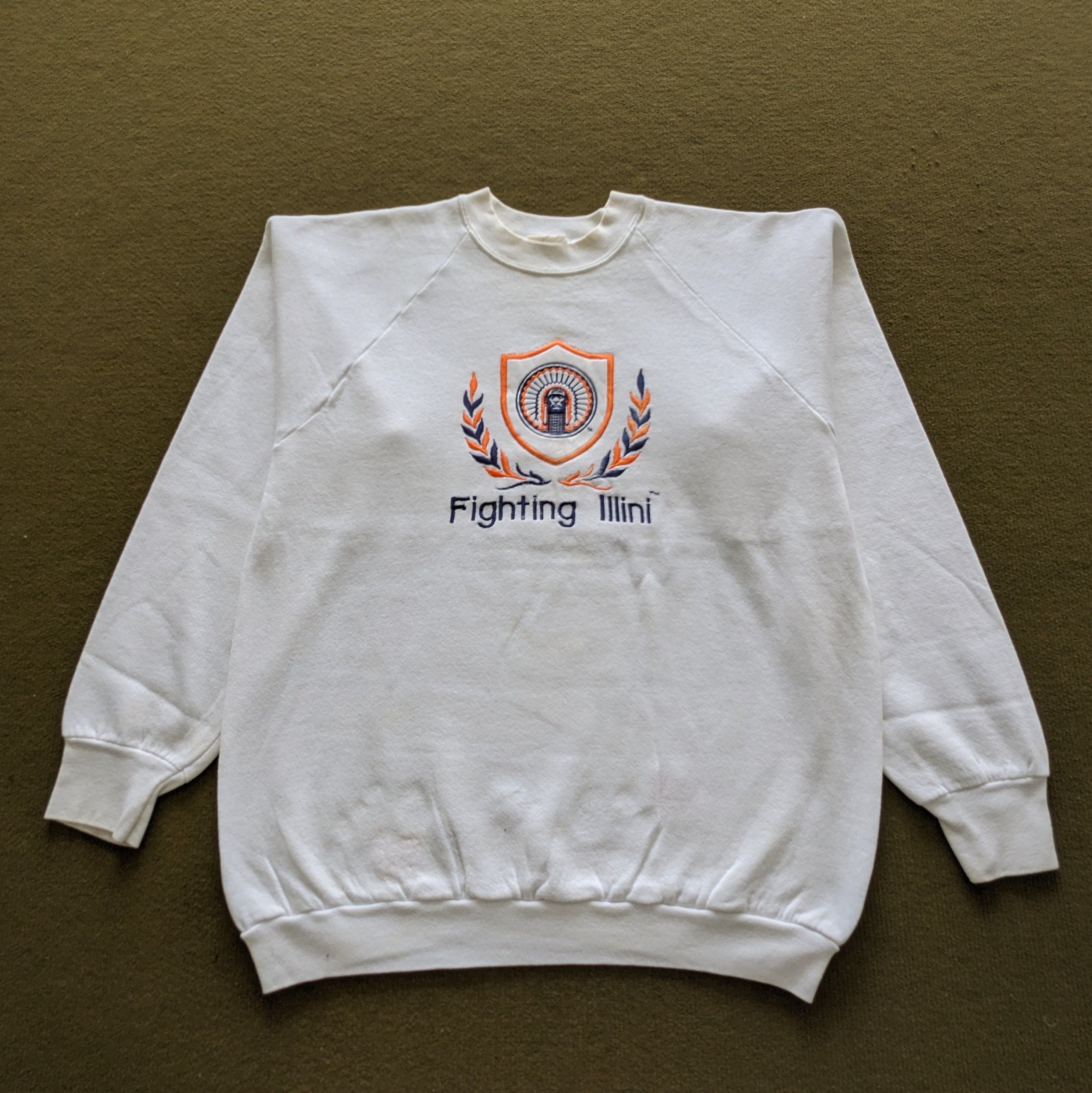 NFL Vintage Illinois Fighting Football Crewneck Sweatshirt Size US L / EU 52-54 / 3 - 1 Thumbnail