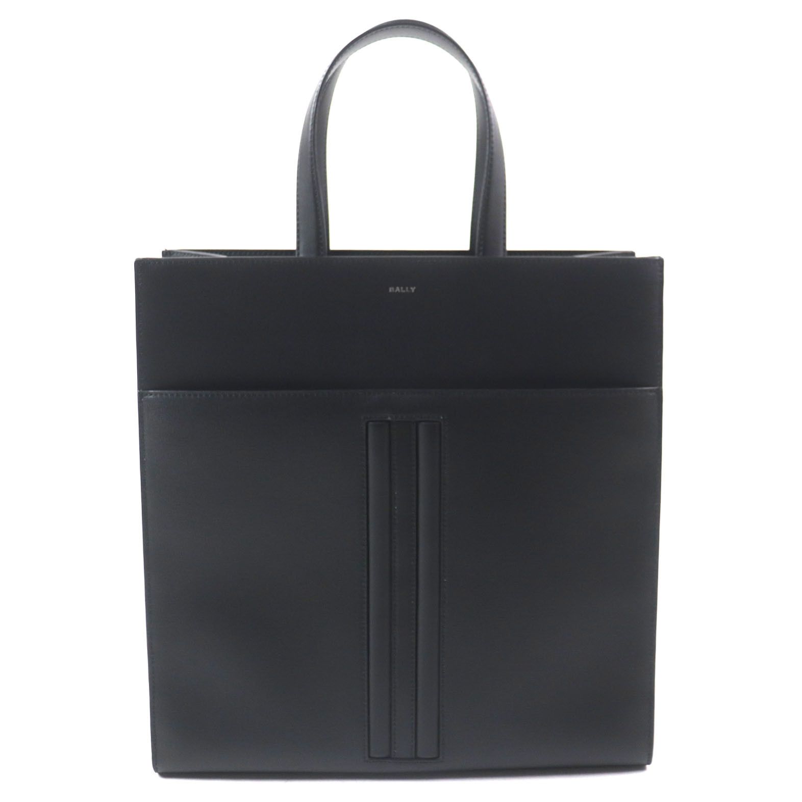 Bally Bally Mythos Tote Ns Leather Tote Bag Leather Tote Bag in Black, Men's
