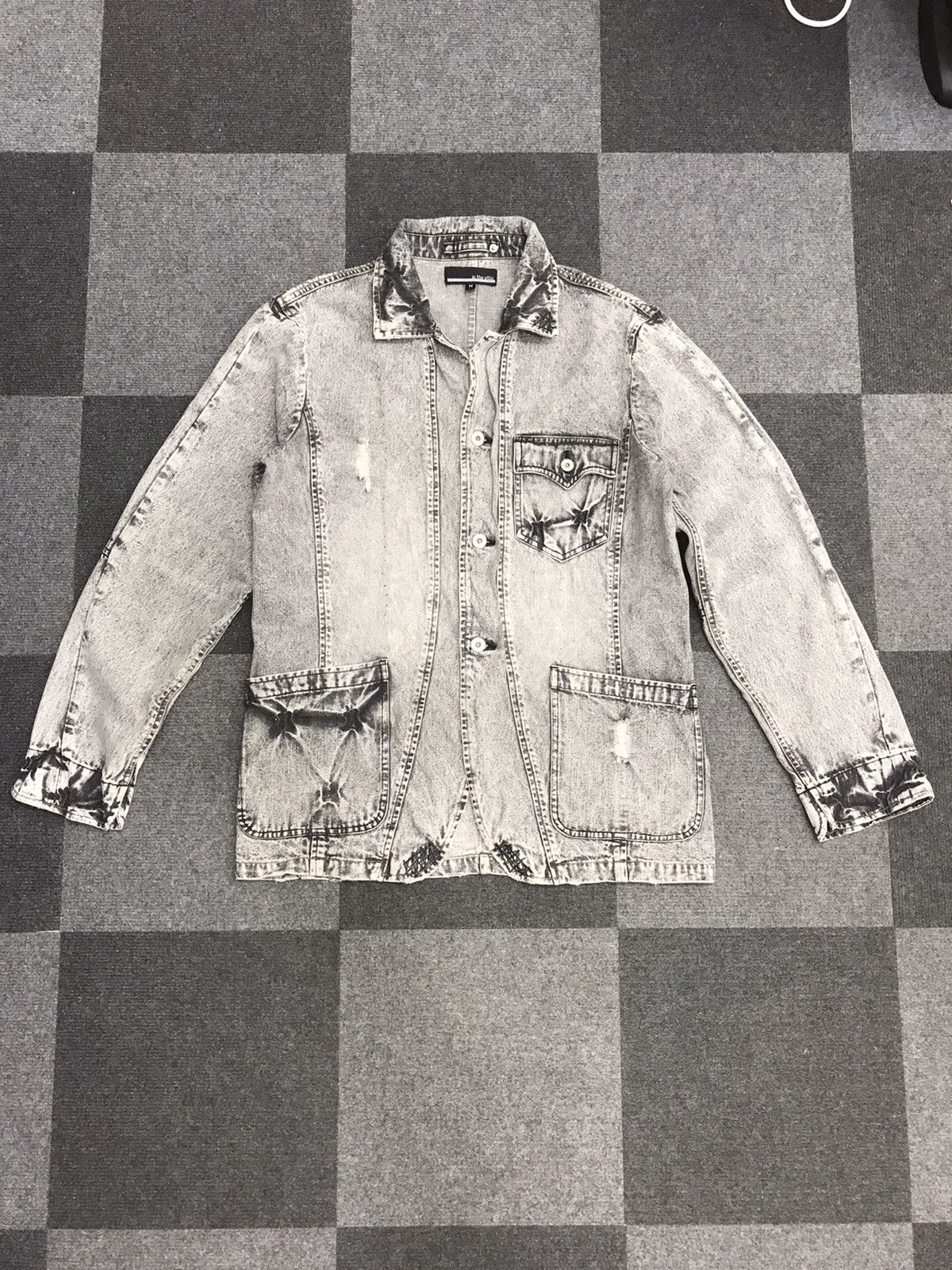 Japanese Brand in the attic Japan Punk Seditionaries Distresed Chore Jacket Size US M / EU 48-50 / 2 - 3 Thumbnail