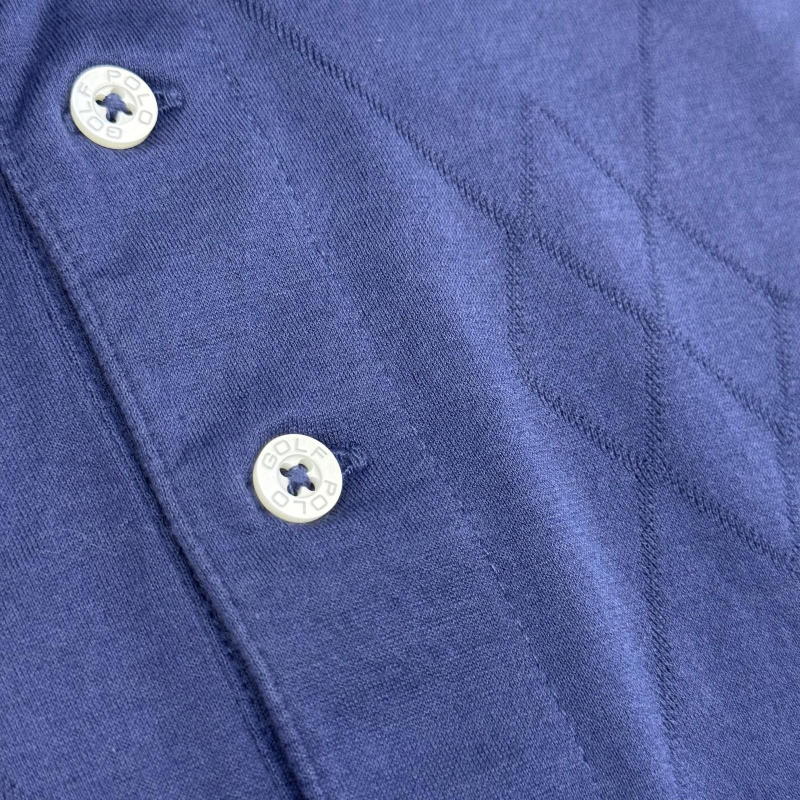 Designer Vtg 90s Polo Golf Shirt Mens XL Diamond Pattern Pima Cotton Size US XL / EU 56 / 4 - 3 Thumbnail