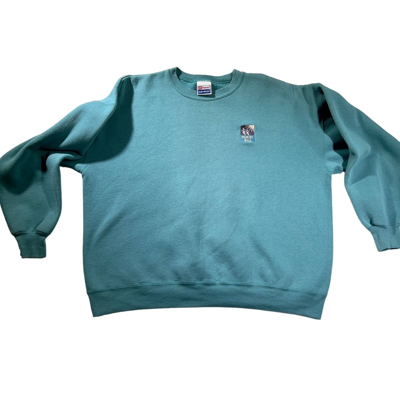 Hanes Hanes Heavyweight Sweatshirt Unisex XL Memory Walk Logo Size US XL / EU 56 / 4 - 1 Thumbnail
