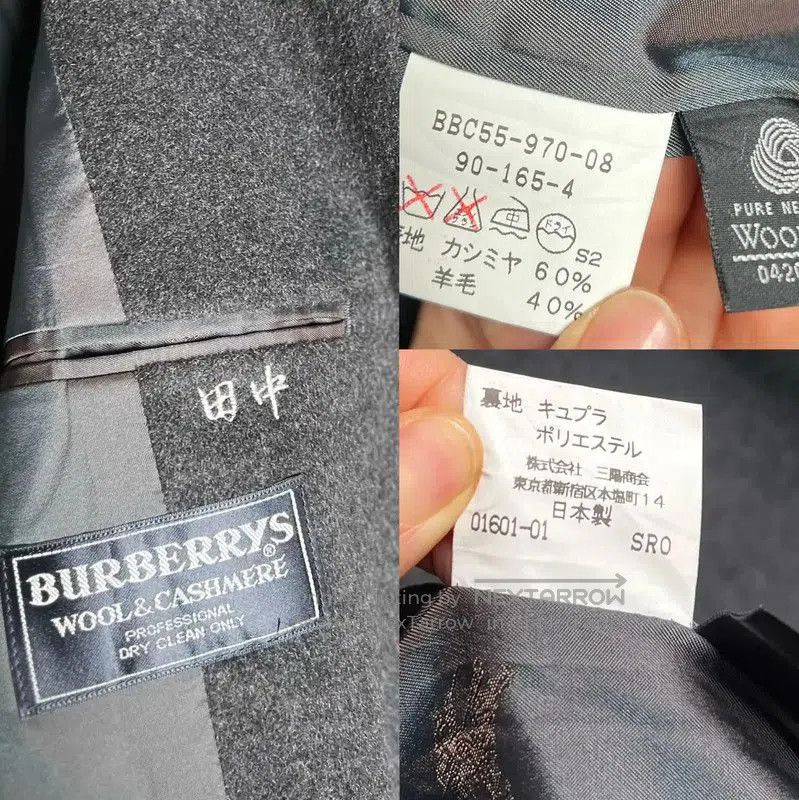 Burberry Burberry Gray Cashmere Blend Women's Coat. Size XXS / US 00 / IT 34 - 2 Thumbnail