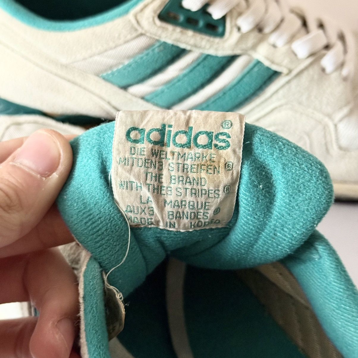 Adidas 80s Vintage Adidas TX8911 / 680 (Korea) Green/Cream Shoes Size US 8.5 / EU 41-42 - 24 Thumbnail
