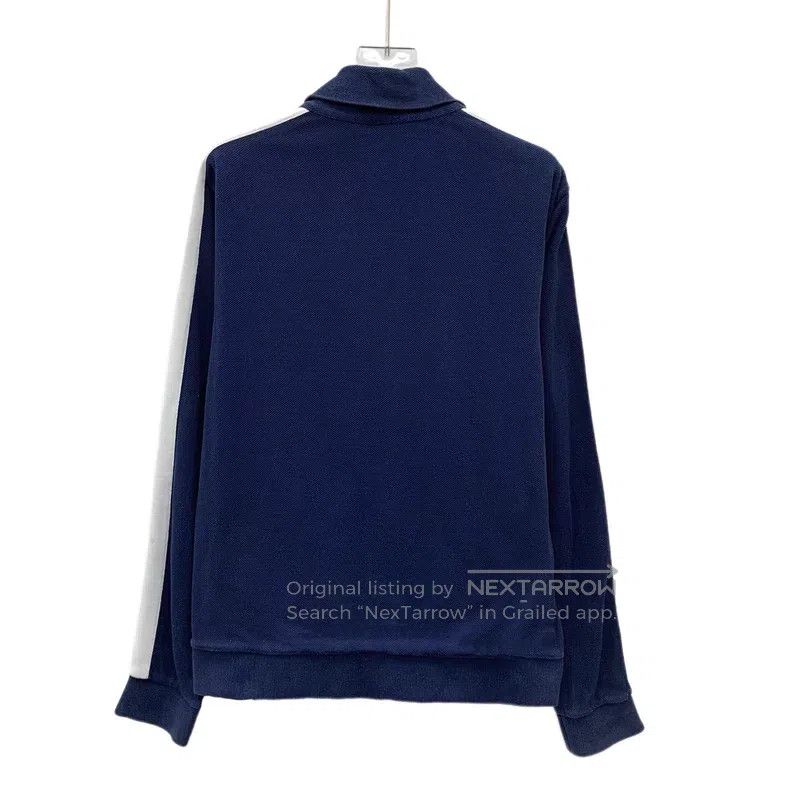 Gucci Gucci Dark blue logo embroidered cotton lapel zipper long- Size US M / EU 48-50 / 2 - 2 Thumbnail