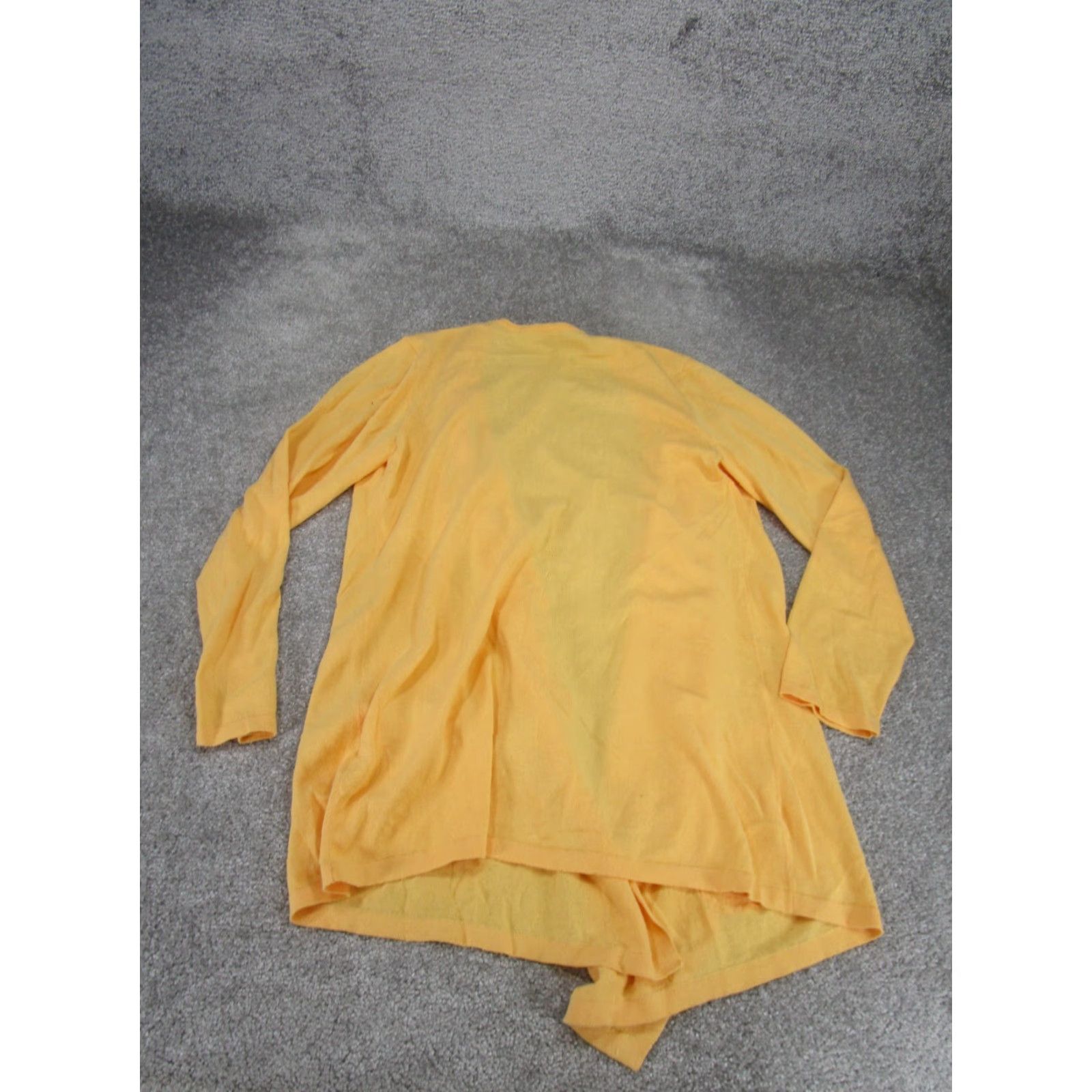 J. Jill J. Jill Cardigan Sweater Womens Small Petites Orange Open Casual Knit Cotton | Mens? Size S / US 4 / IT 40 - 3 Thumbnail