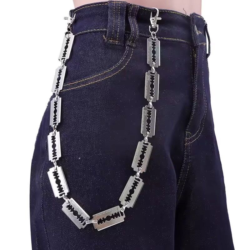 Vintage Punk Cool Style Metal Blade Pant Chain Size ONE SIZE - 1 Thumbnail
