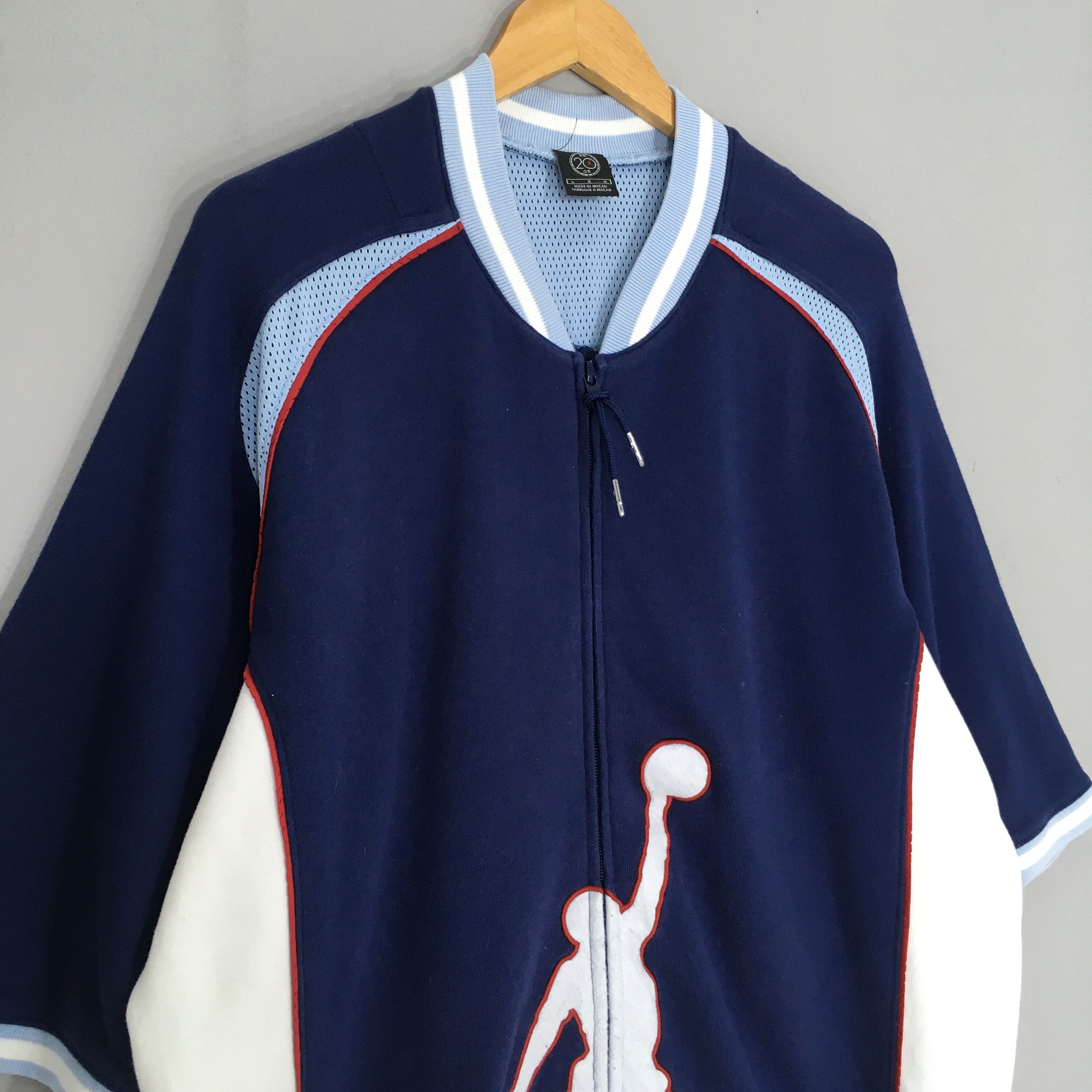 Jordan Brand × Nike × Vintage Vintage Nike Jumpman Jordan NBA Baseball Sweatshirt Large Size US L / EU 52-54 / 3 - 3 Thumbnail
