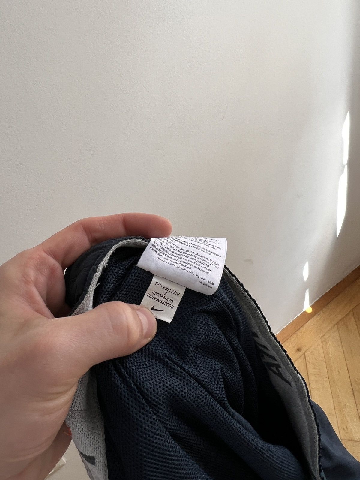 Nike × Vintage Nike VTG 2000s ultralight track pants dark blue navy y2k rap Size US 30 / EU 46 - 17 Thumbnail