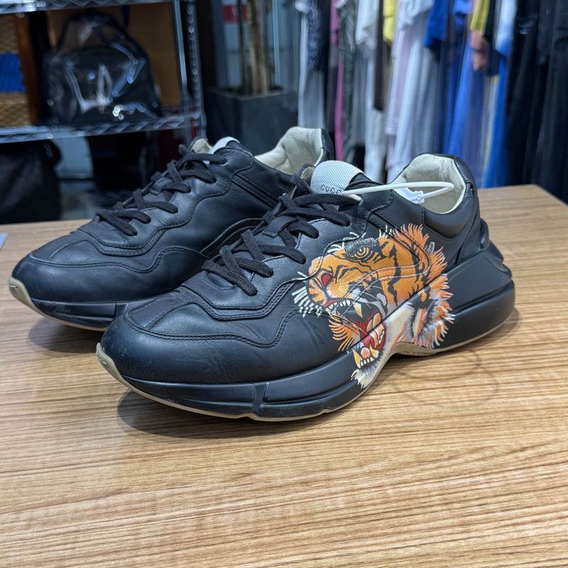 Gucci Gucci Rhyton Tiger Print Low-Top Sneakers 0079 | Grailed