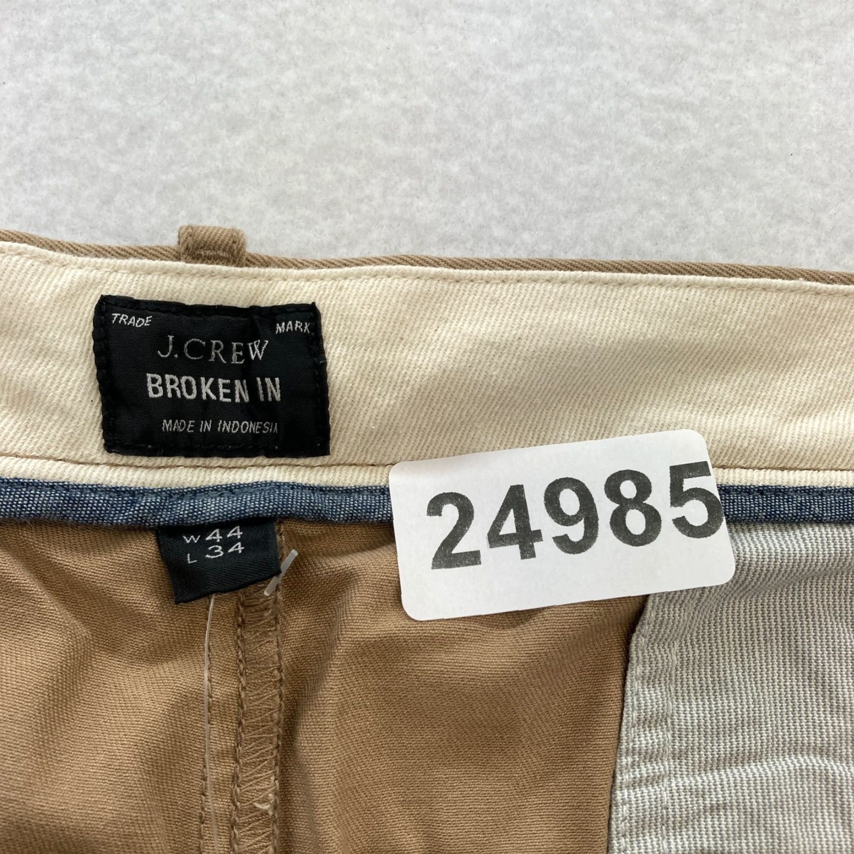 J.Crew J.Crew 484 Chino Pants Mens 44x34 Slim Fit Straight Leg Brown Preppy Casual NWT Size US 44 / EU 60 - 4 Thumbnail