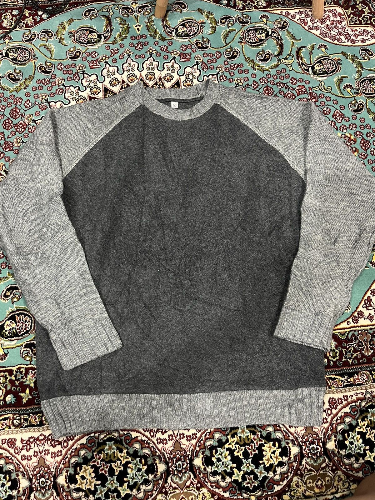 Uniqlo Vtg Uniqlo Knitwear Wool Pullover Crewwneck Sweatshirts Size US L / EU 52-54 / 3 - 1 Thumbnail
