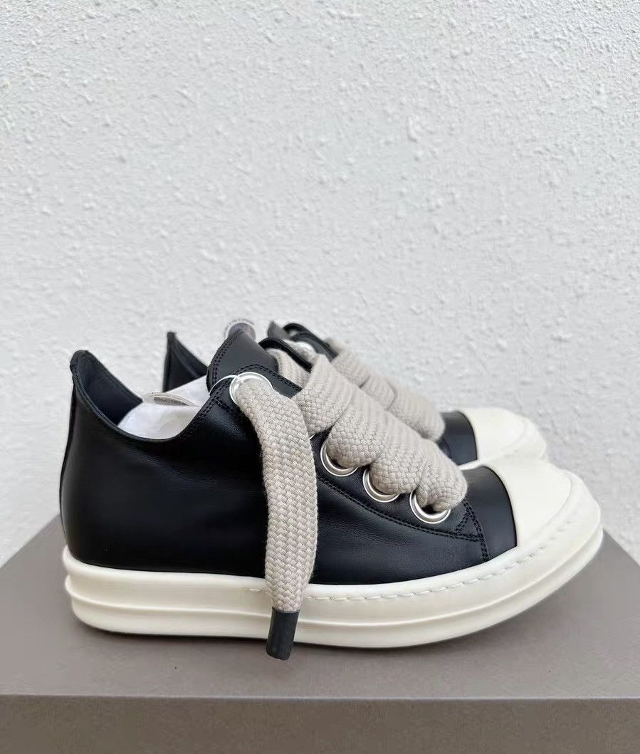 Rick Owens Rick Owens 25SS Leather High-Top Sneakers with Thick Laces Size US 7 / IT 37 - 1 Thumbnail