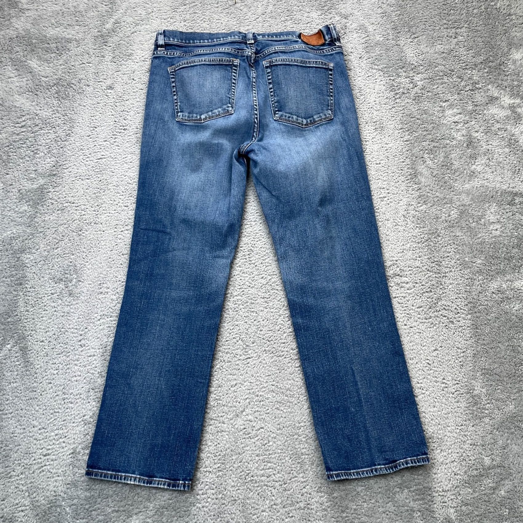 Ralph Lauren Lauren Ralph Lauren Jeans Women 12P Blue Denim Straight Leg Cotton Stretch Light Size 30" / US 8 / IT 44 - 2 Thumbnail