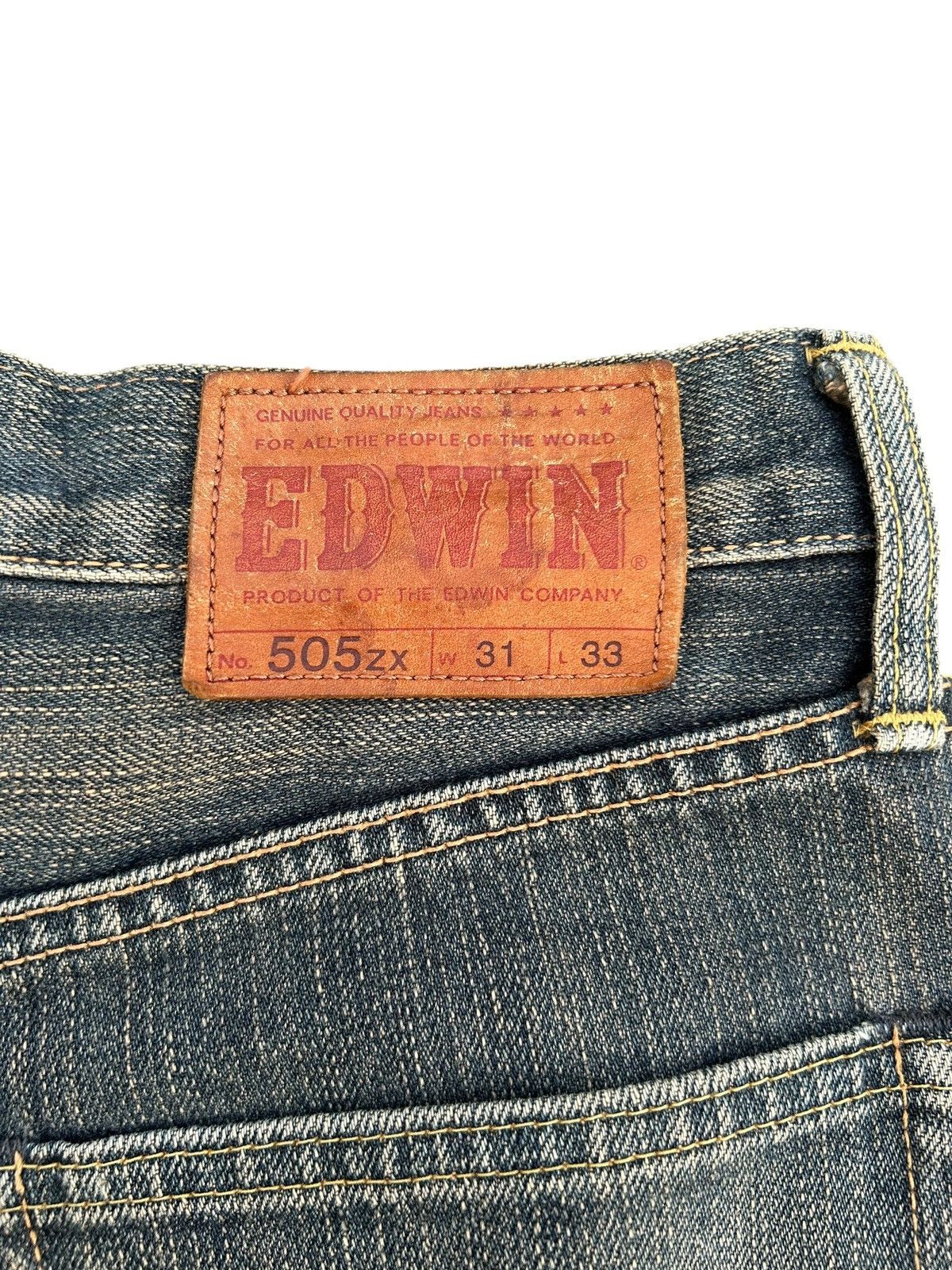 Kapital Vintage Edwin 505zx Selvedge Rusty Mudwash Denim Jeans Size US 31 - 4 Thumbnail