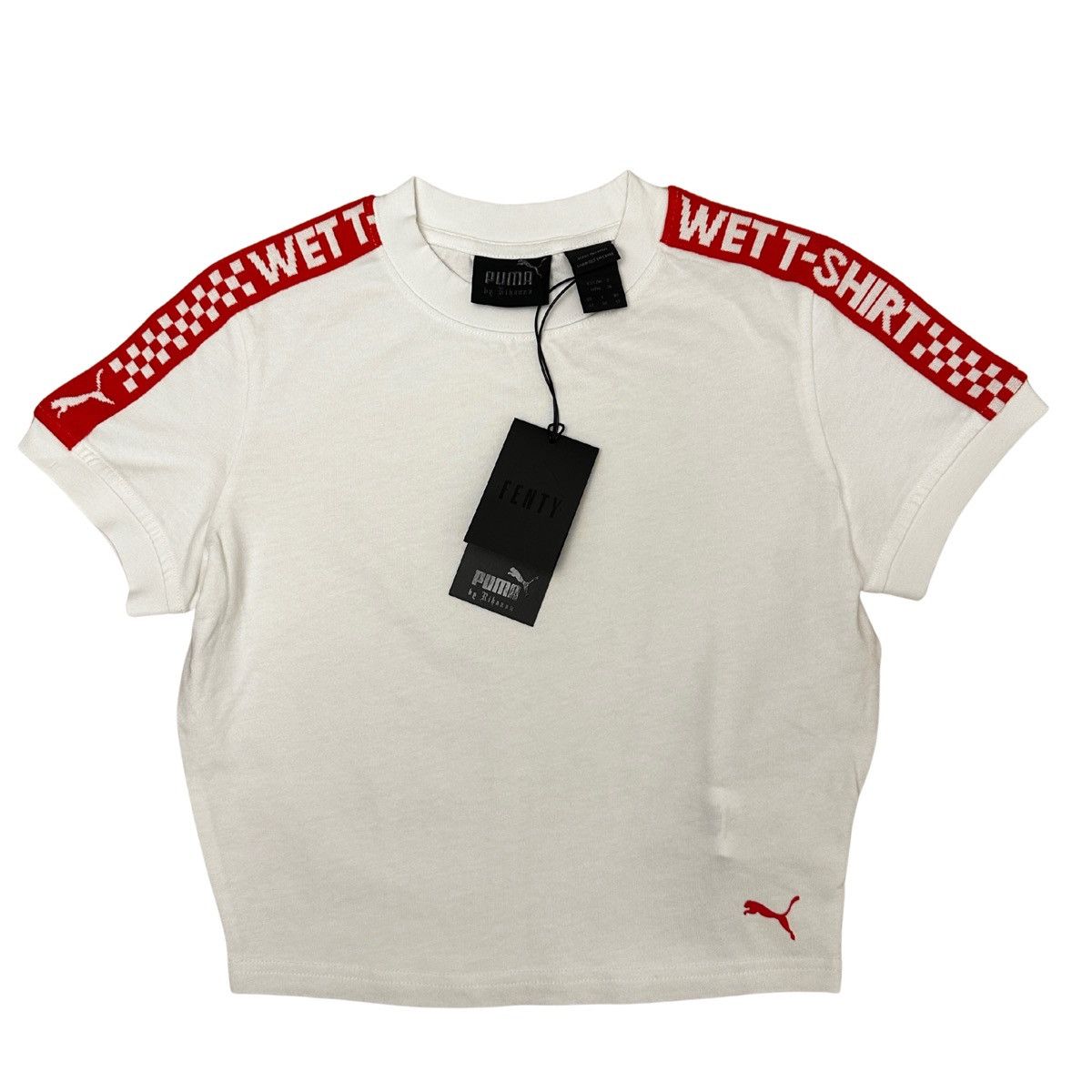 Fenty × Puma FENTY x PUMA by Rihanna "WETT-SHIRT" Cropped Tee Size M Size M / US 6-8 / IT 42-44 - 1 Thumbnail