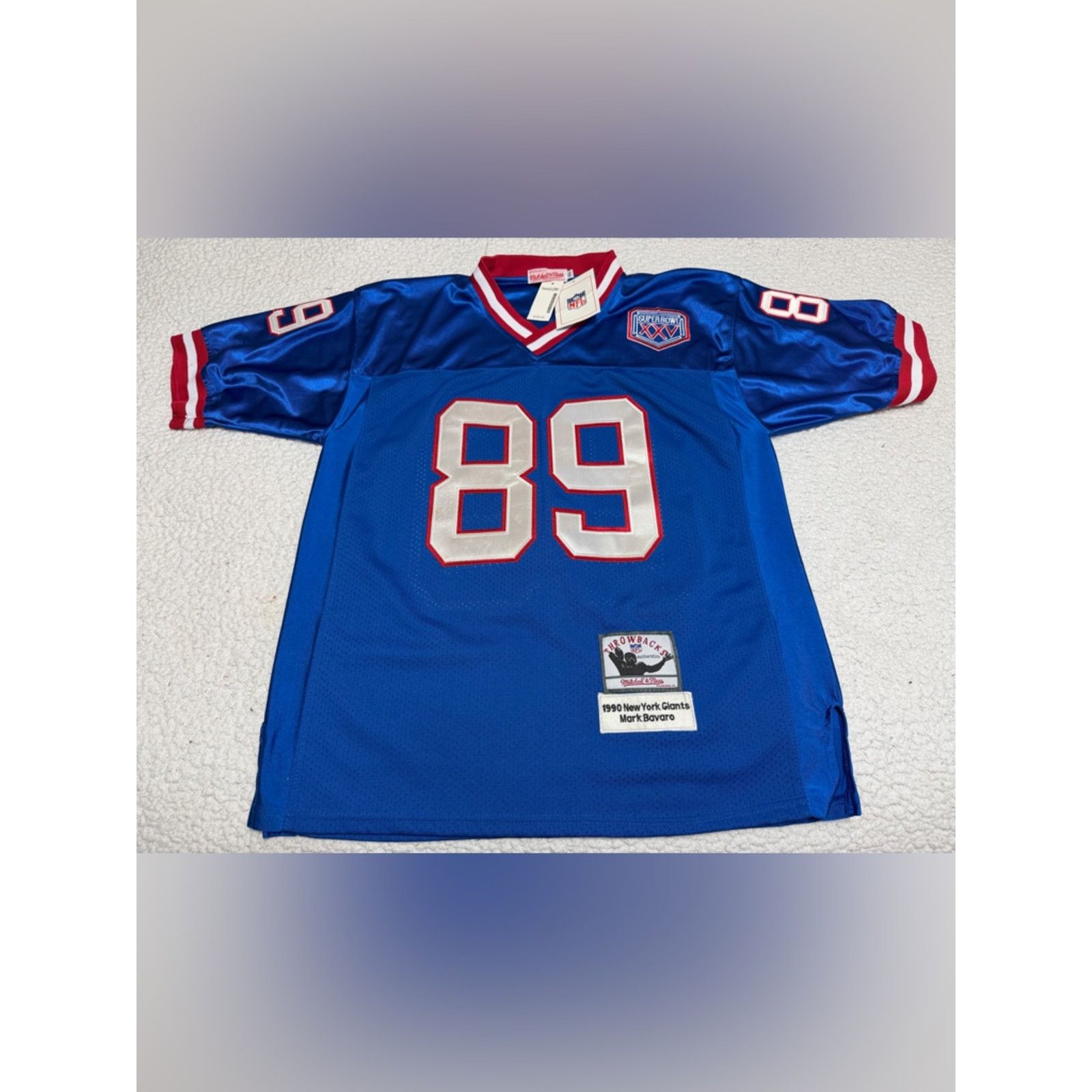 Mitchell & Ness MARK BAVARO NEW YORK GIANTS 1990 MITCHELL & NESS JERSEY 52 Size US XL / EU 56 / 4 - 1 Thumbnail