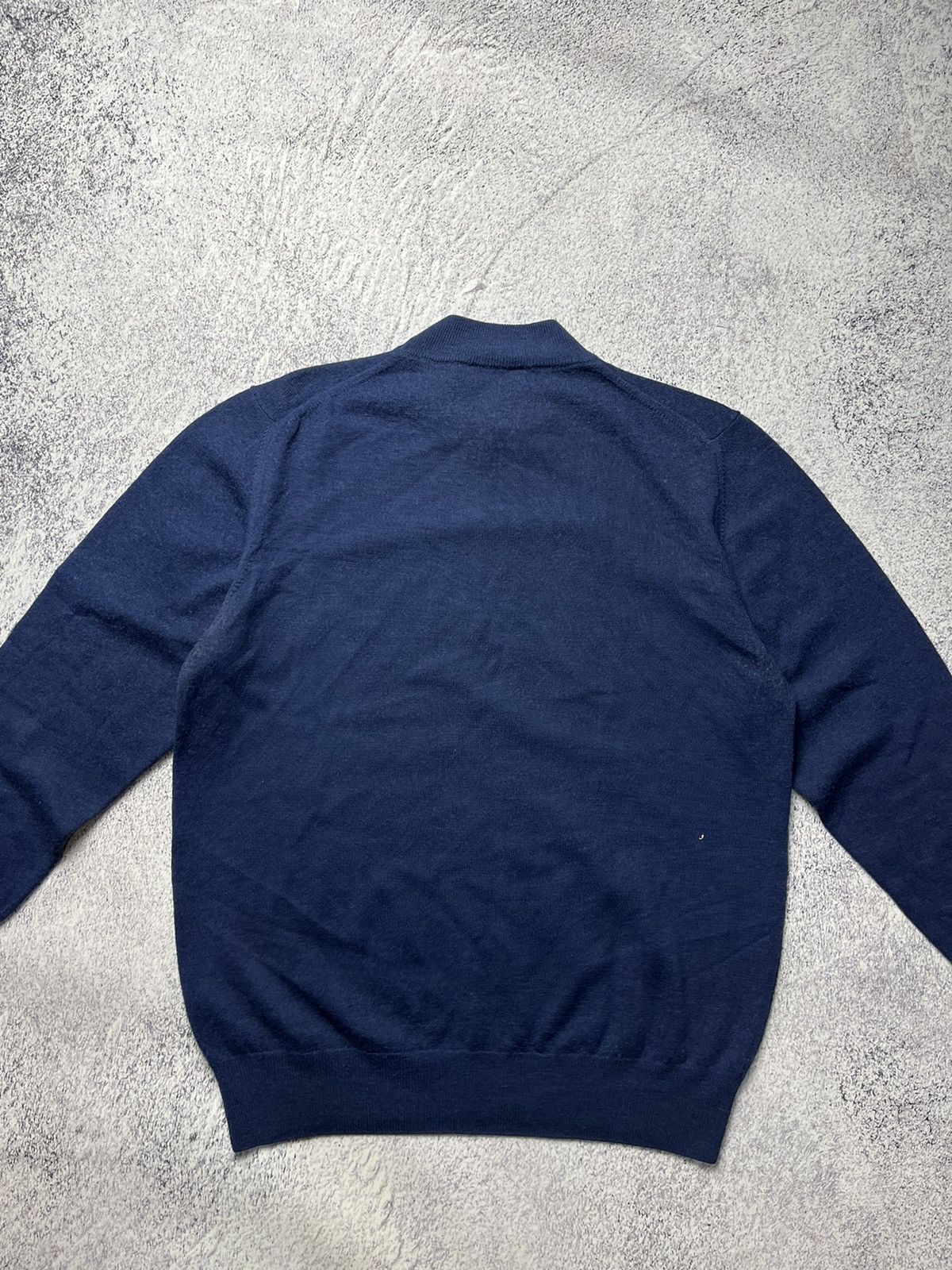 【SAINT LAURENT】vintage knit VINTAGE YVES SAINT LAURENT YSL BIG LOGO KNIT COTTON/WOOL