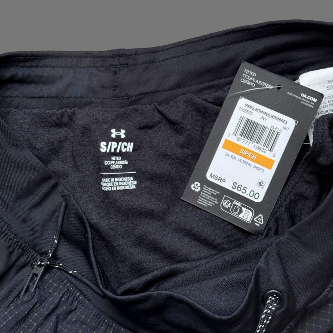 Under Armour Under Armour Mens UA Run Anywhere Shorts Black Size S NWT Size US 26 / EU 42 - 7 Thumbnail