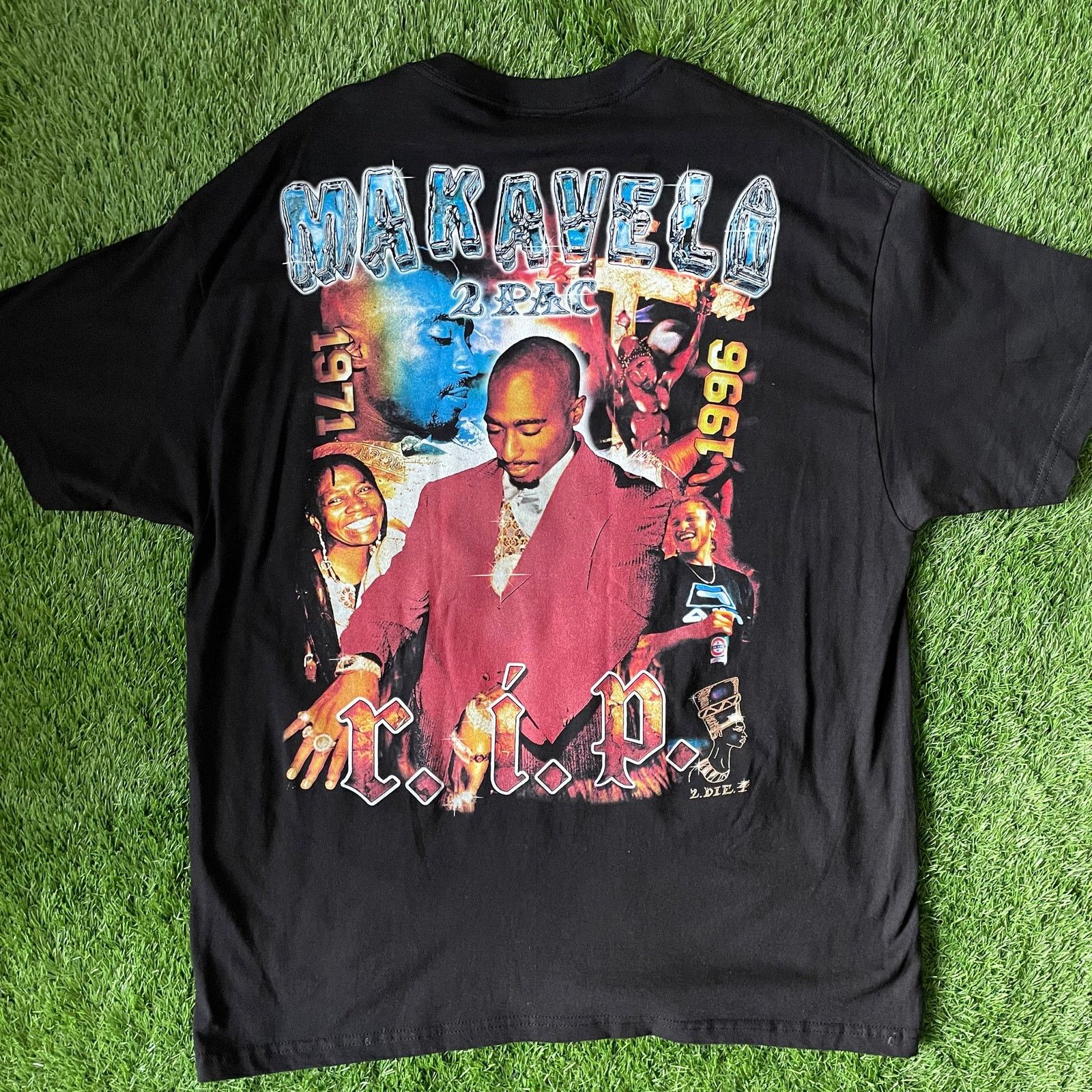 Darien Bruze Dbruze 2Pac Rap Tee Size US XL / EU 56 / 4 - 2 Thumbnail