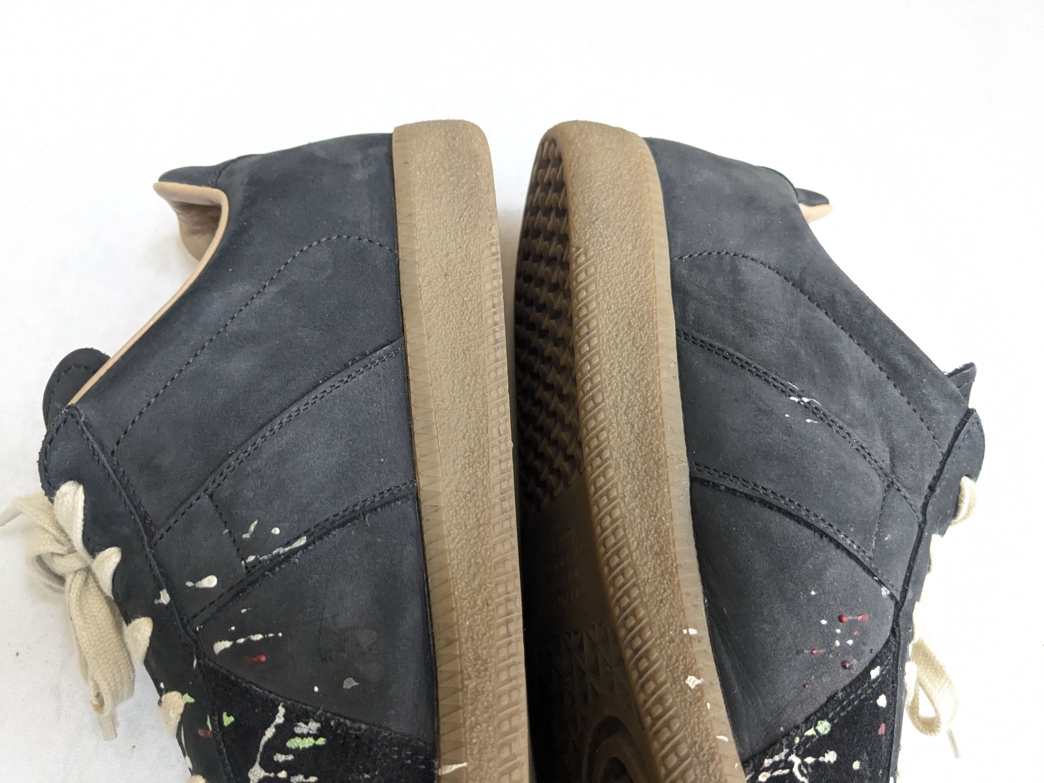 Maison Margiela Maison Margiela Replica GAT Paint Splatter Black 9 42 Low Size US 9 / EU 42 - 14 Thumbnail