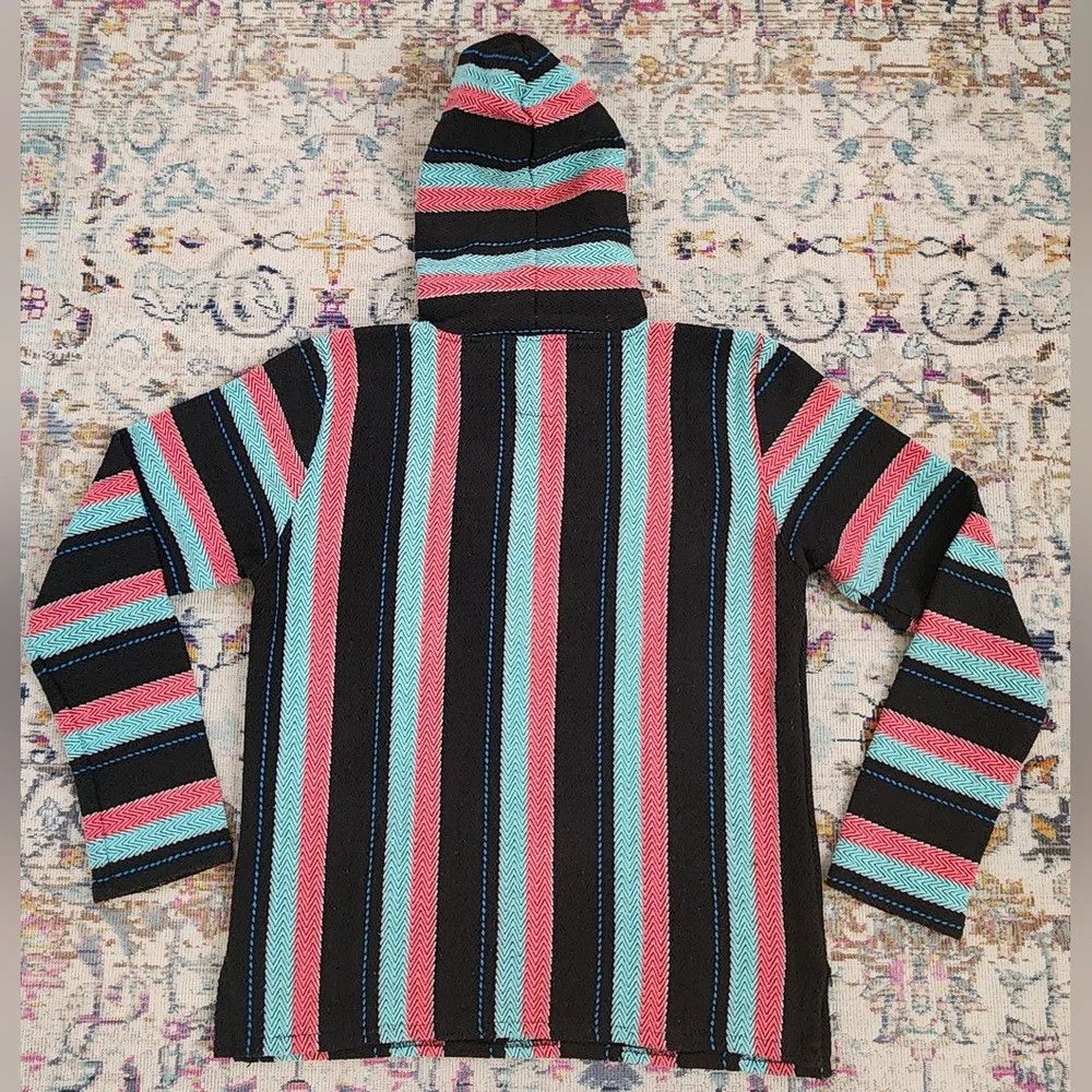 Other Original Senor Lopez Baja Pullover Hoodie Multicolor Strip Size M / US 6-8 / IT 42-44 - 2 Thumbnail