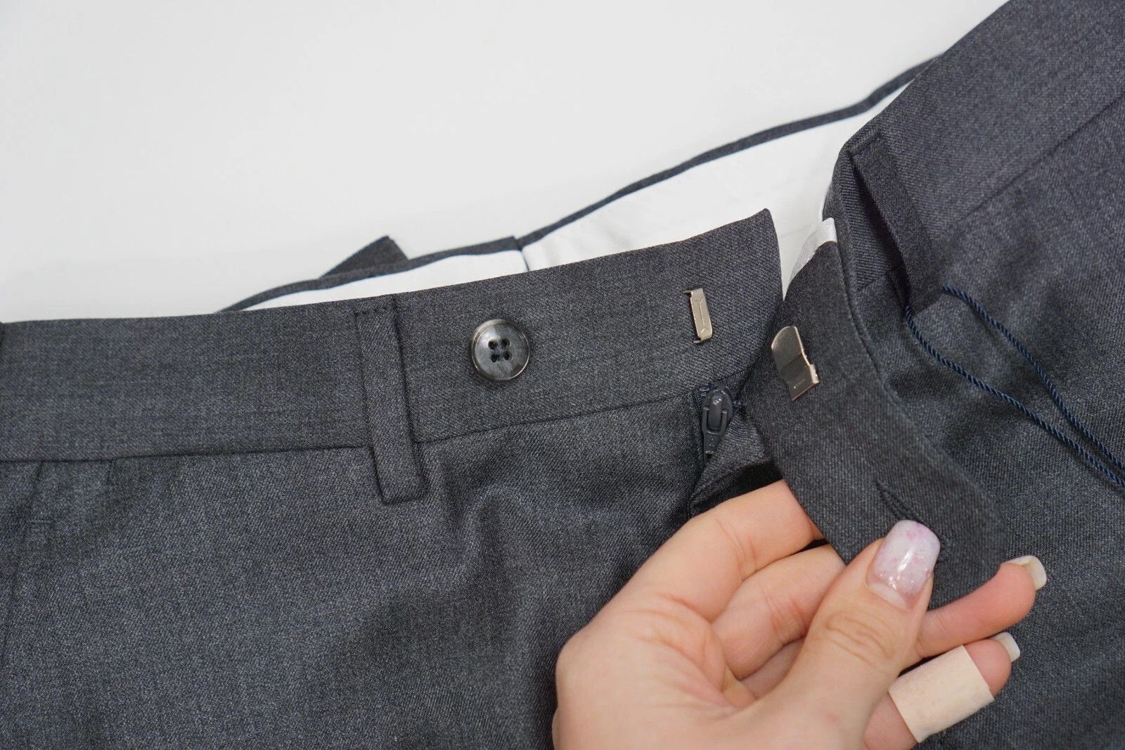 Suitsupply Men Suitsupply Suit Grey La Spalla Vitale Barberis 120s US36 Size 36R - 8 Thumbnail