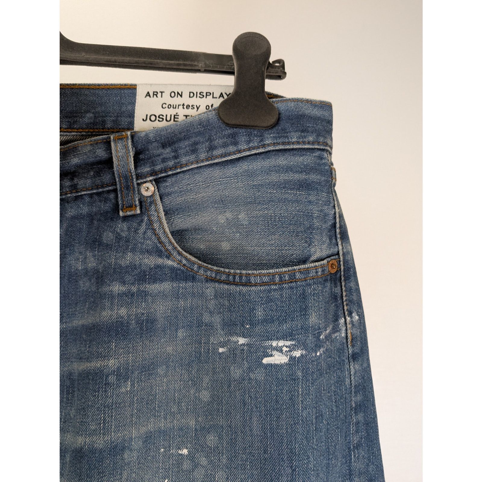 Gallery Dept. o1rshd1 Cropped Denim Jean in Blue Size US 36 / EU 52 - 8 Thumbnail