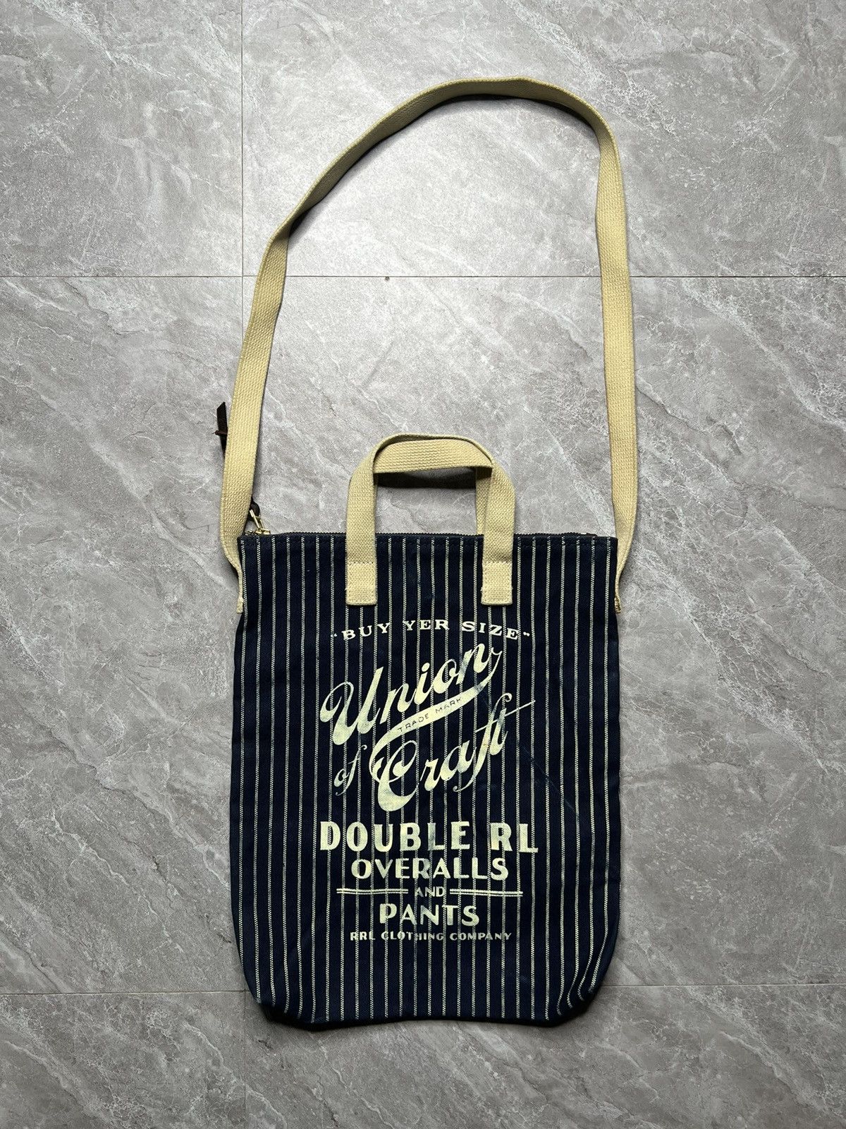 RRL Ralph Lauren RRL 2 Way Indigo Market Tote Size ONE SIZE - 1 Thumbnail