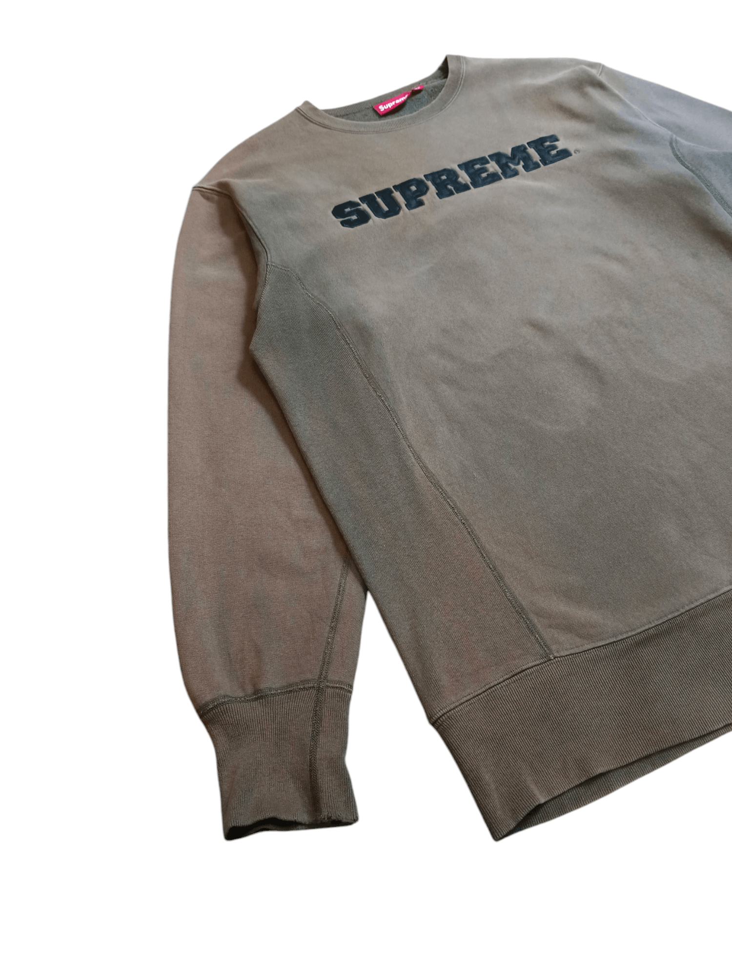 Supreme DISTRESSED FADE SUPREME CREWNECK SWEATSHIRT Size US XL / EU 56 / 4 - 2 Thumbnail