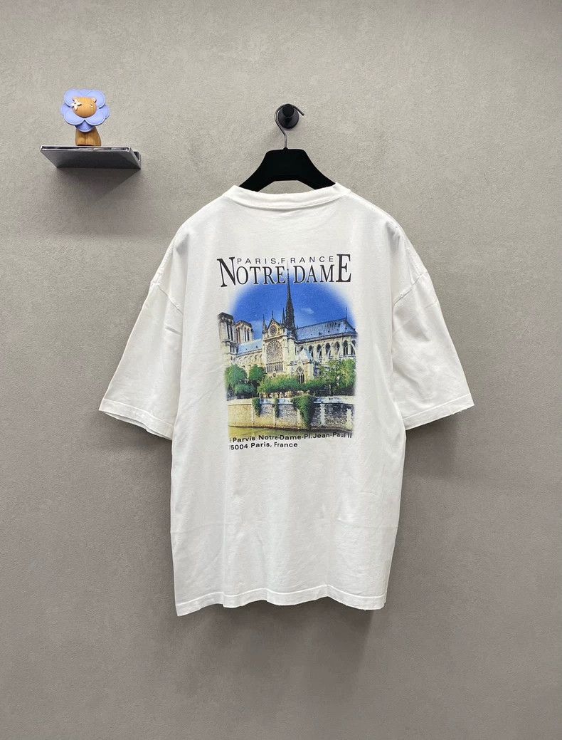 Balenciaga Balenciaga Letter Architecture Printed White Short Sleeve Size US S / EU 44-46 / 1 - 2 Thumbnail