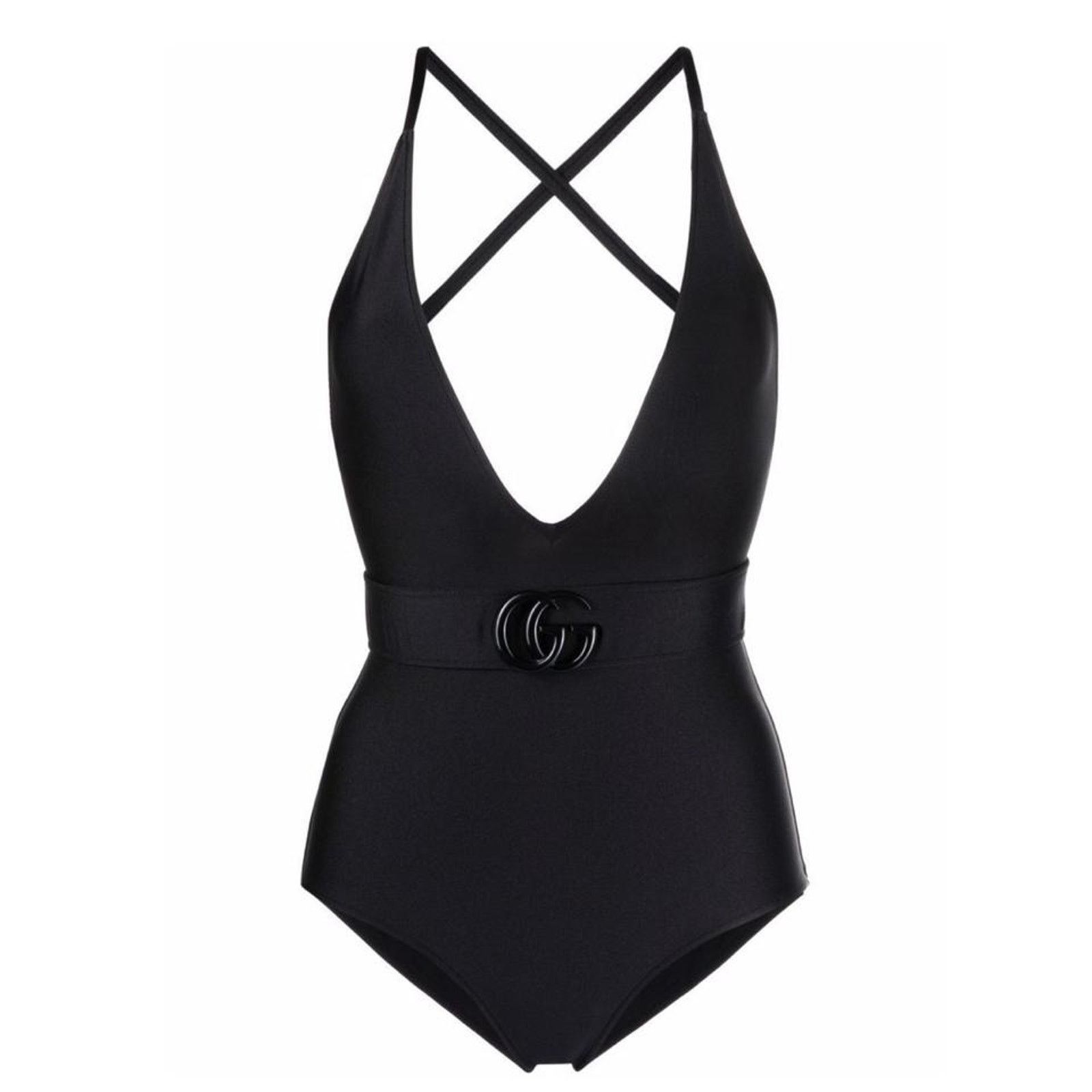 Gucci Marmont GG logo belted swimsuit bodysuit Size XS / US 0-2 / IT 36-38 - 1 Thumbnail