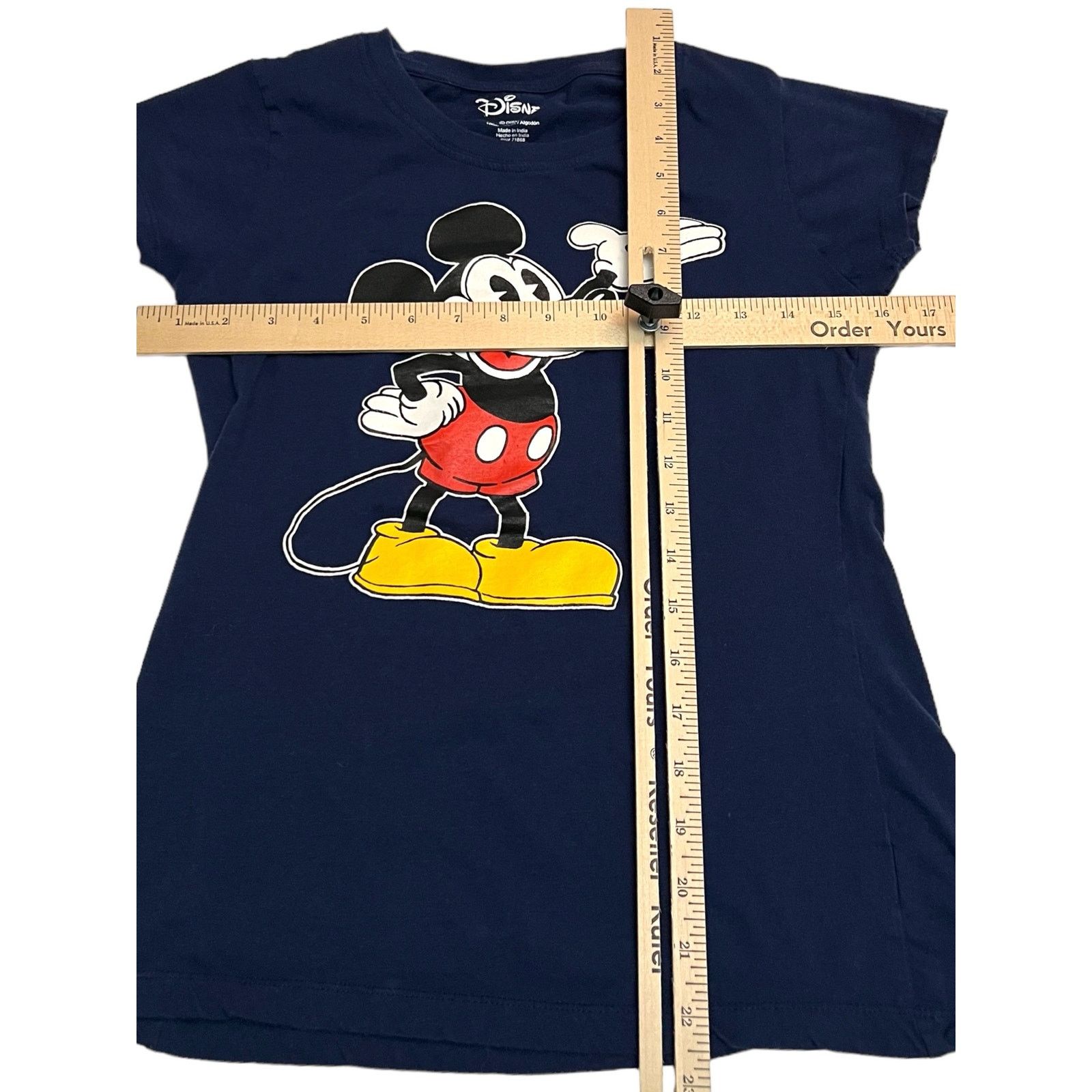 Disney Disney Mickey Mouse Navy Blue Graphic T-Shirt - Size M Size M / US 6-8 / IT 42-44 - 7 Thumbnail