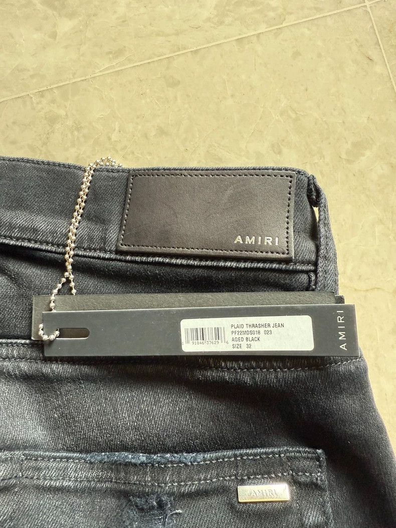 Amiri Amiri ripped vintage distressed skinny jeans Size US 32 / EU 48 - 6 Thumbnail
