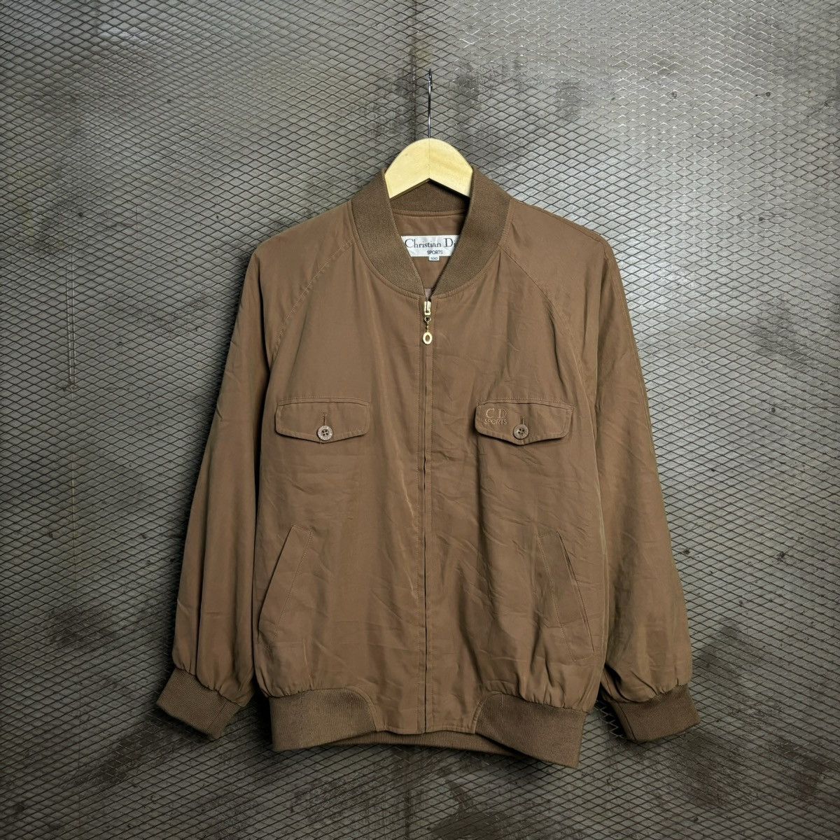 image of Christian Dior Monsieur Vintage Christian Dior Sports Jacket in Brown, Men's (Size Small)