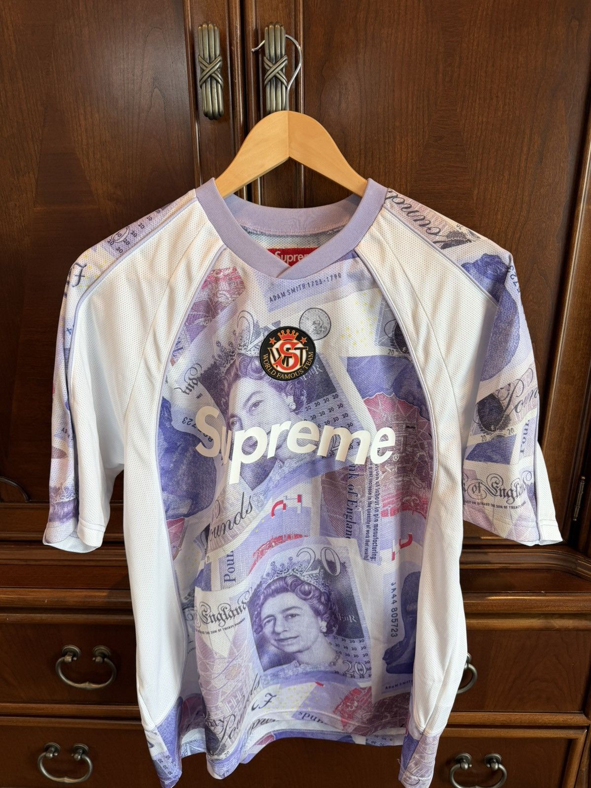 Supreme Supreme Floral Soccer Jersey White Size M | Grailed