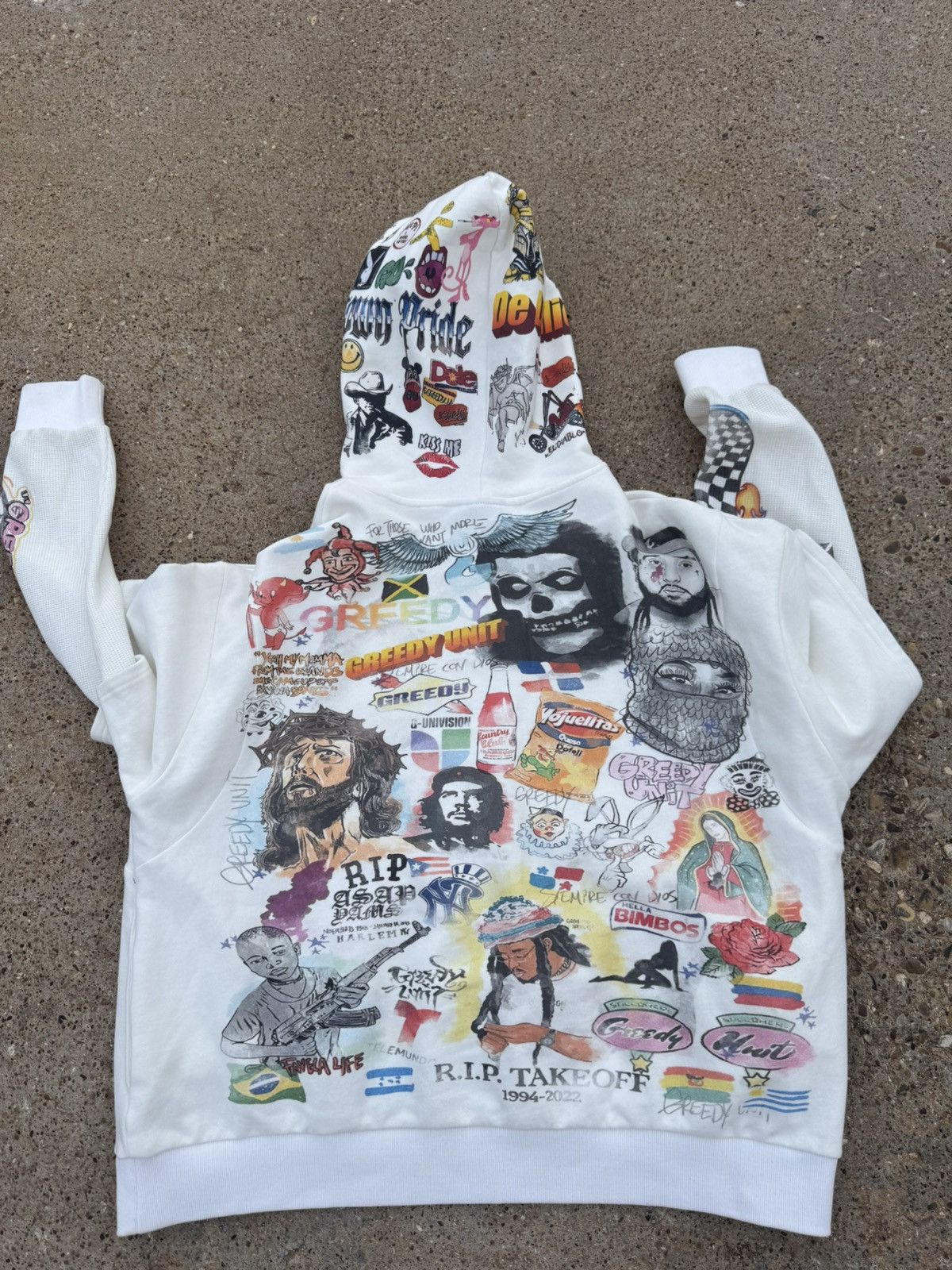 Greedy Unit Greedy Unit Multi Layer Graphic Hoodie Size US XL / EU 56 / 4 - 2 Thumbnail
