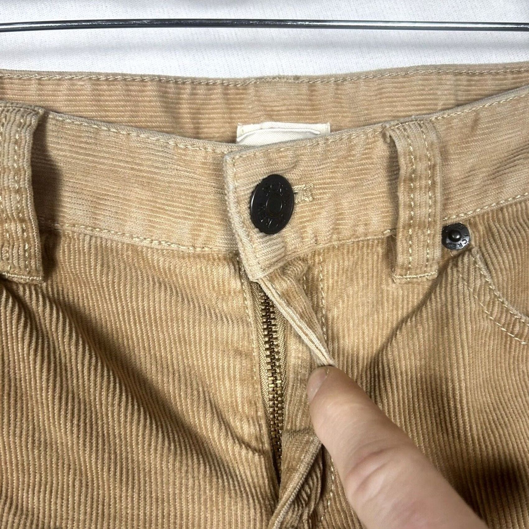 J.Crew J.CREW Womens Corduroy Jeans Skinny Toothpick Low Rise 24 Brown 5-Pocket Boho Preppy Denim Regular Rise Jeans Size 42" / US 20 - 2 Thumbnail